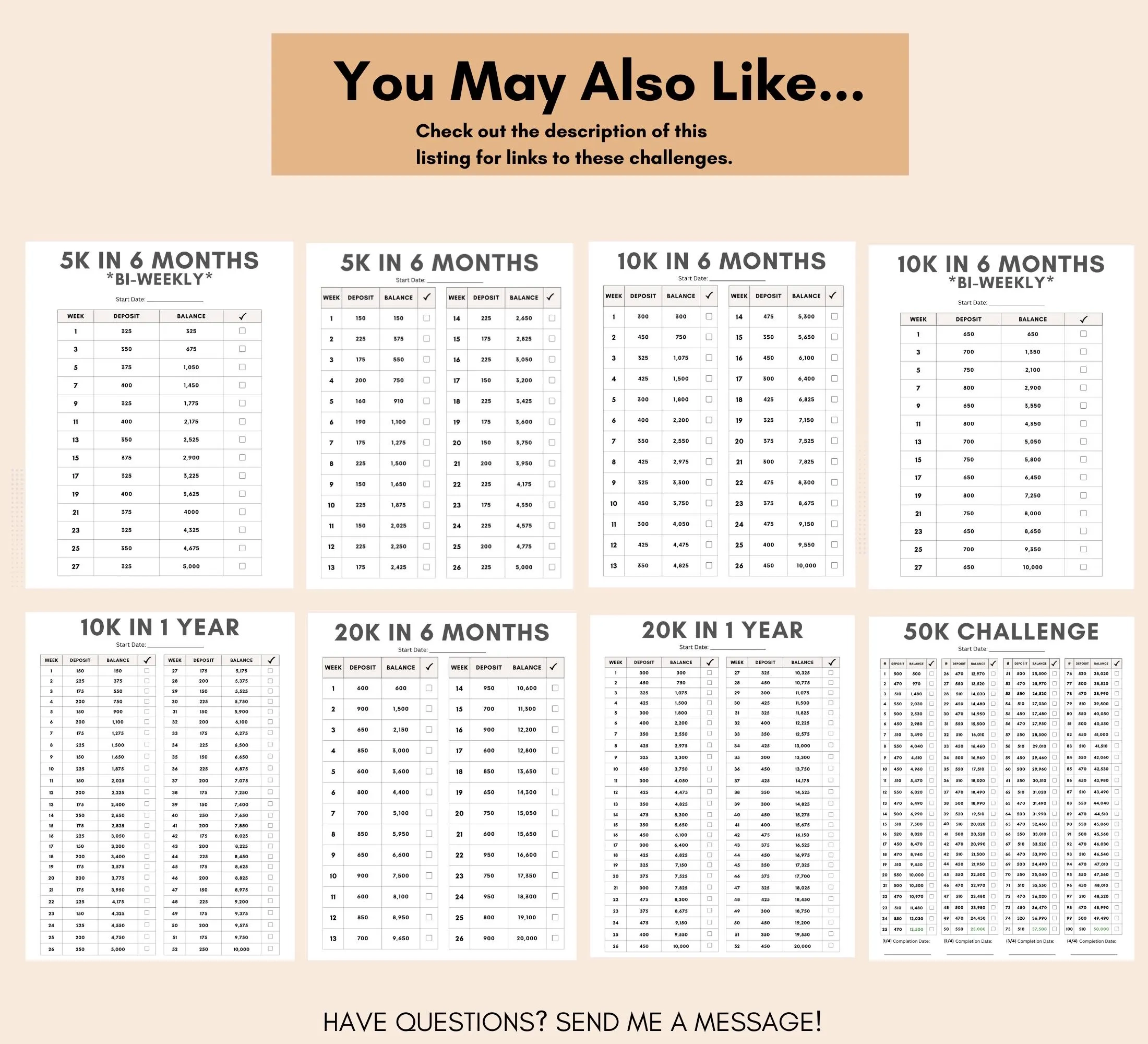 biweekly 10000 savings challenge
