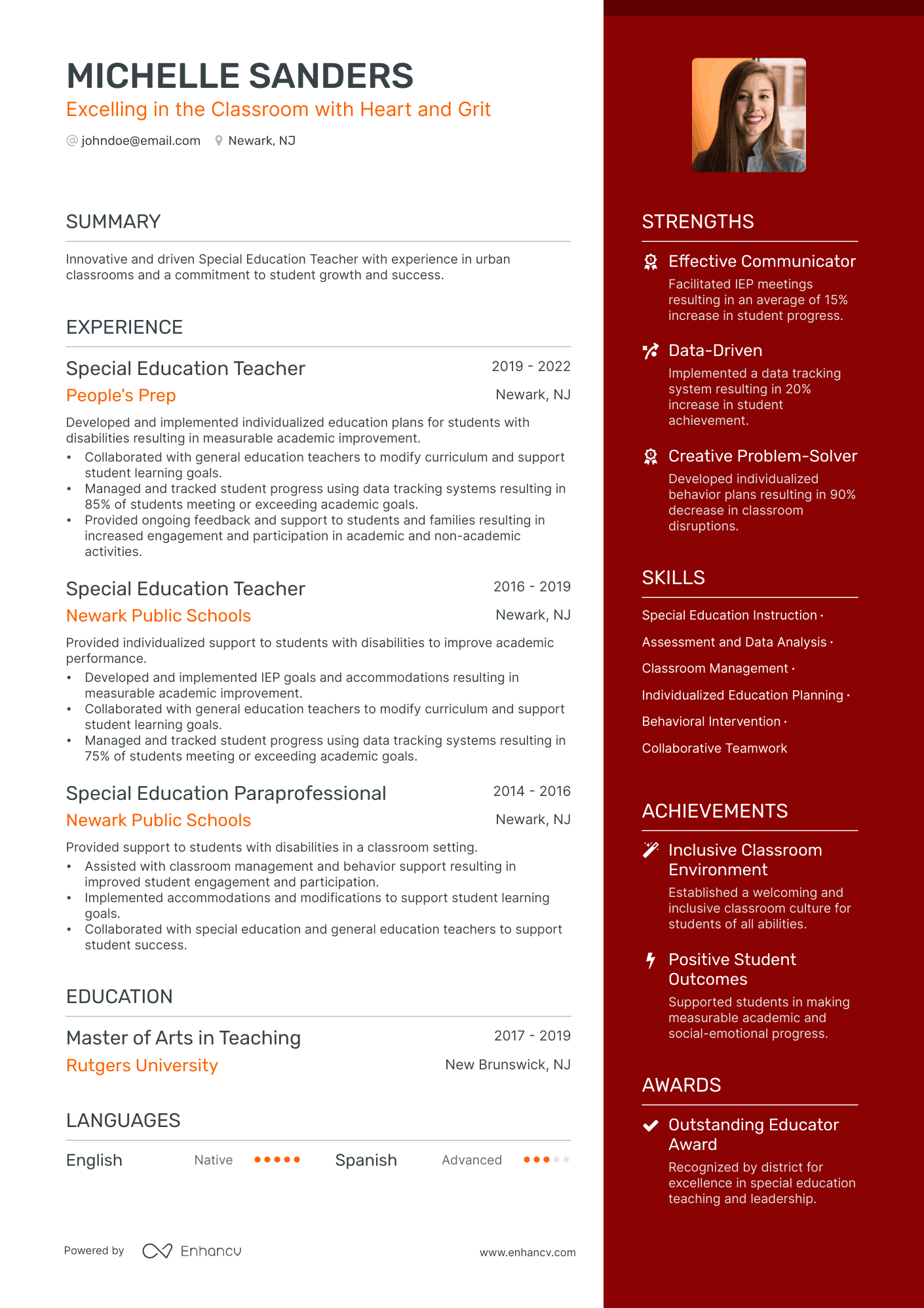 12 Special Ed Teacher Resume Examples Guide For 2026