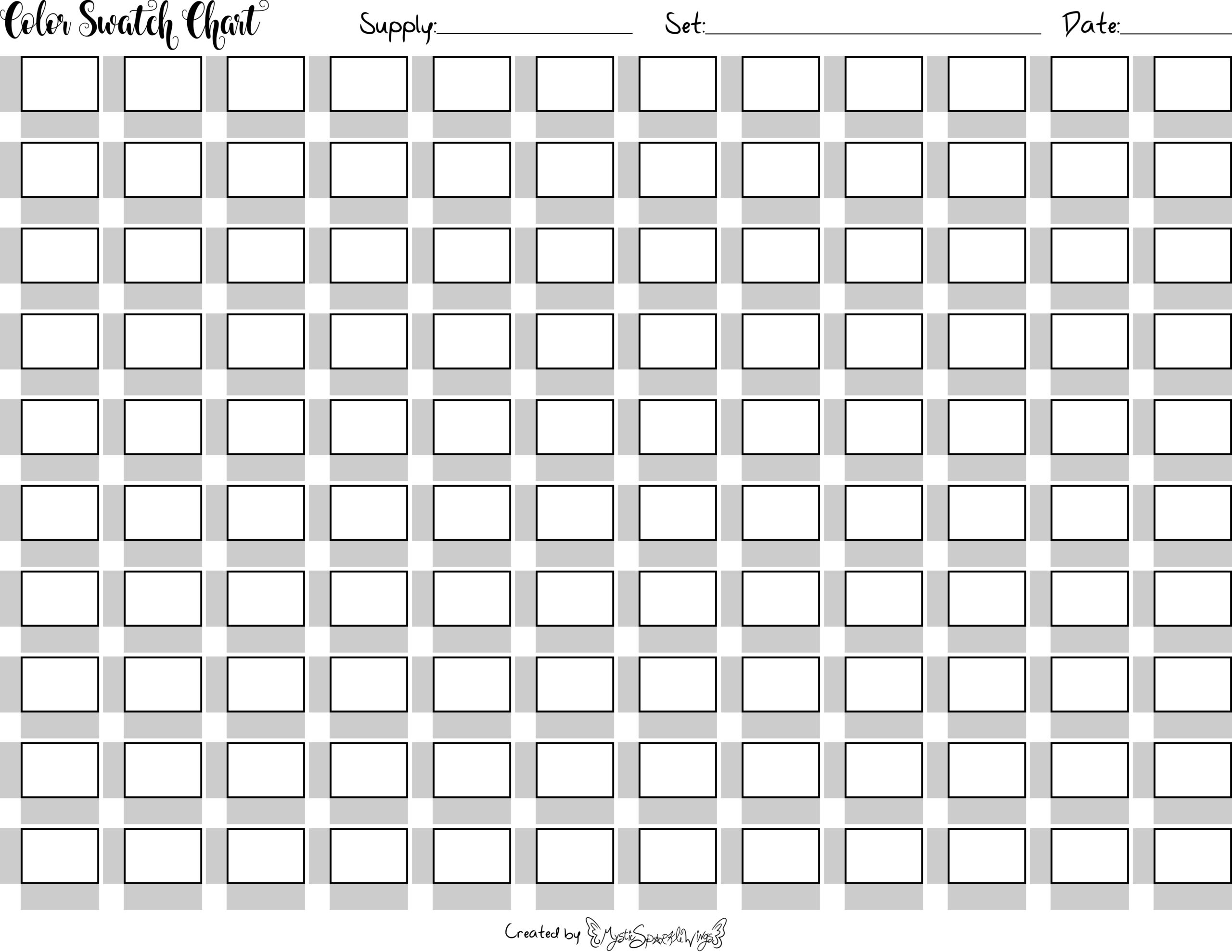 120 Color Swatch Chart By MysticSparkleWings On DeviantArt