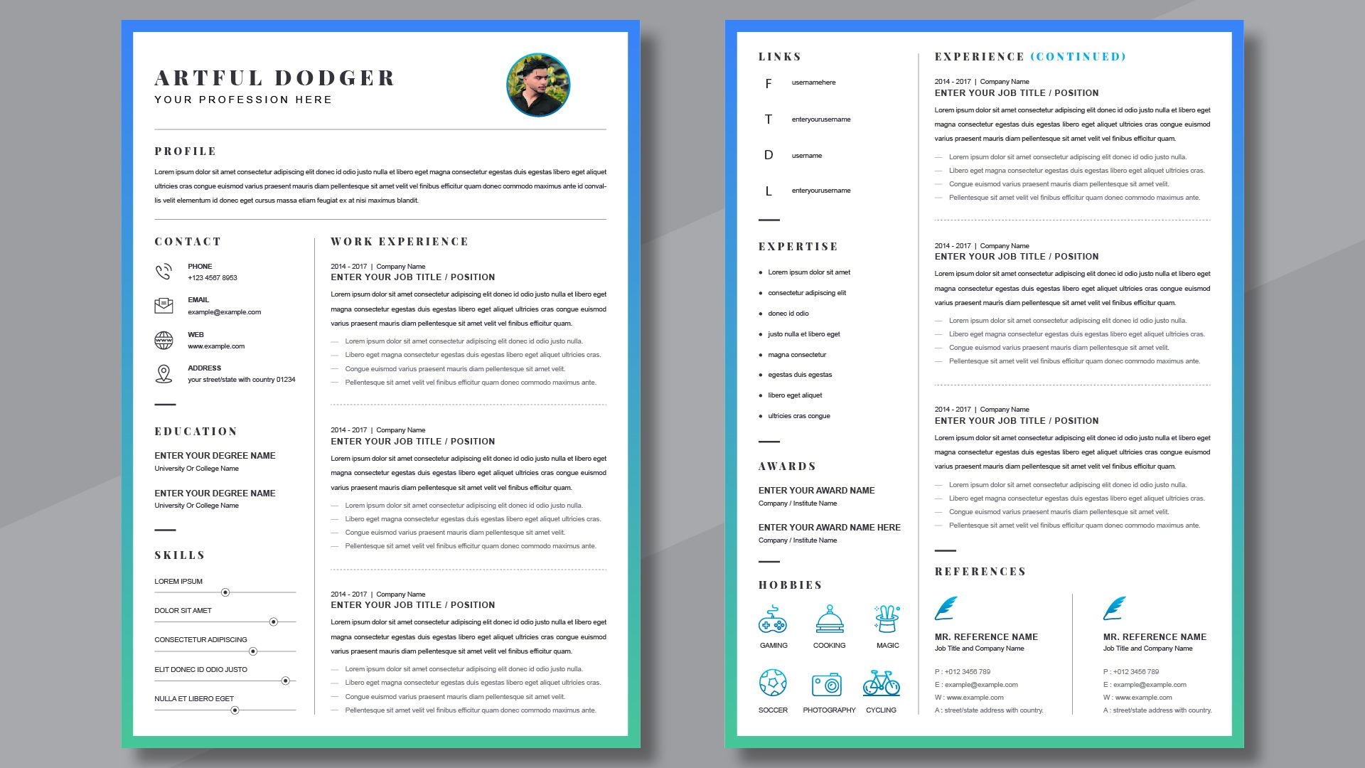 2 Page Resume Format Free Templates Pro Tips Examples