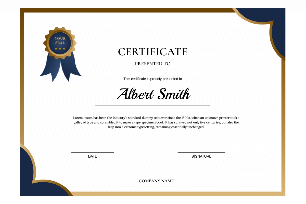 200 Free Certificate Templates In Google Docs And Word Thegoodocs