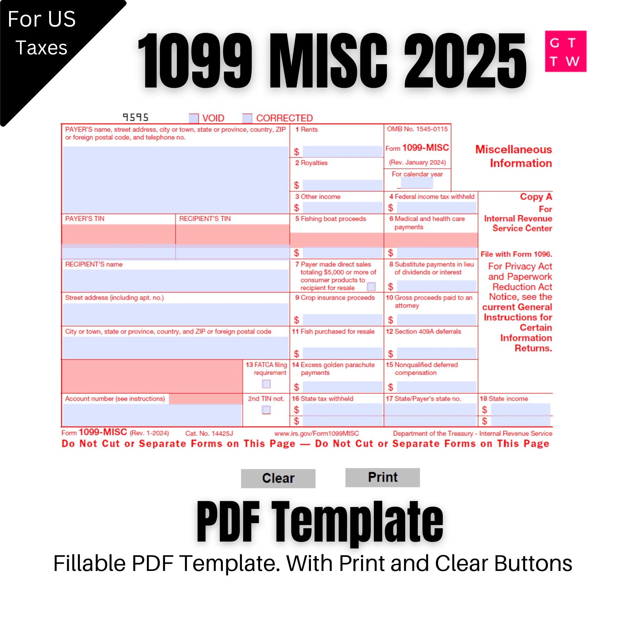 10-99 form printable