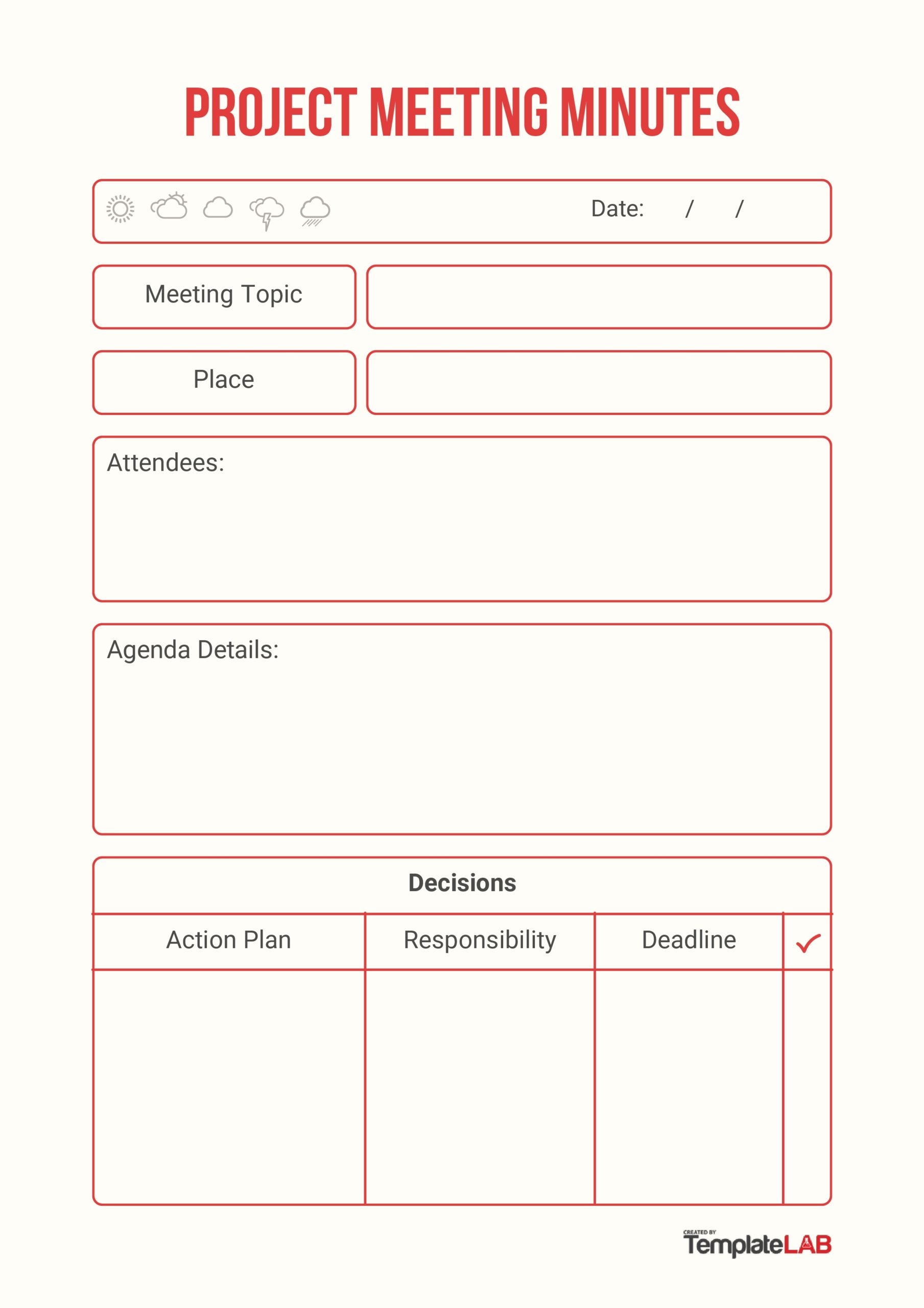 meeting minutes format free