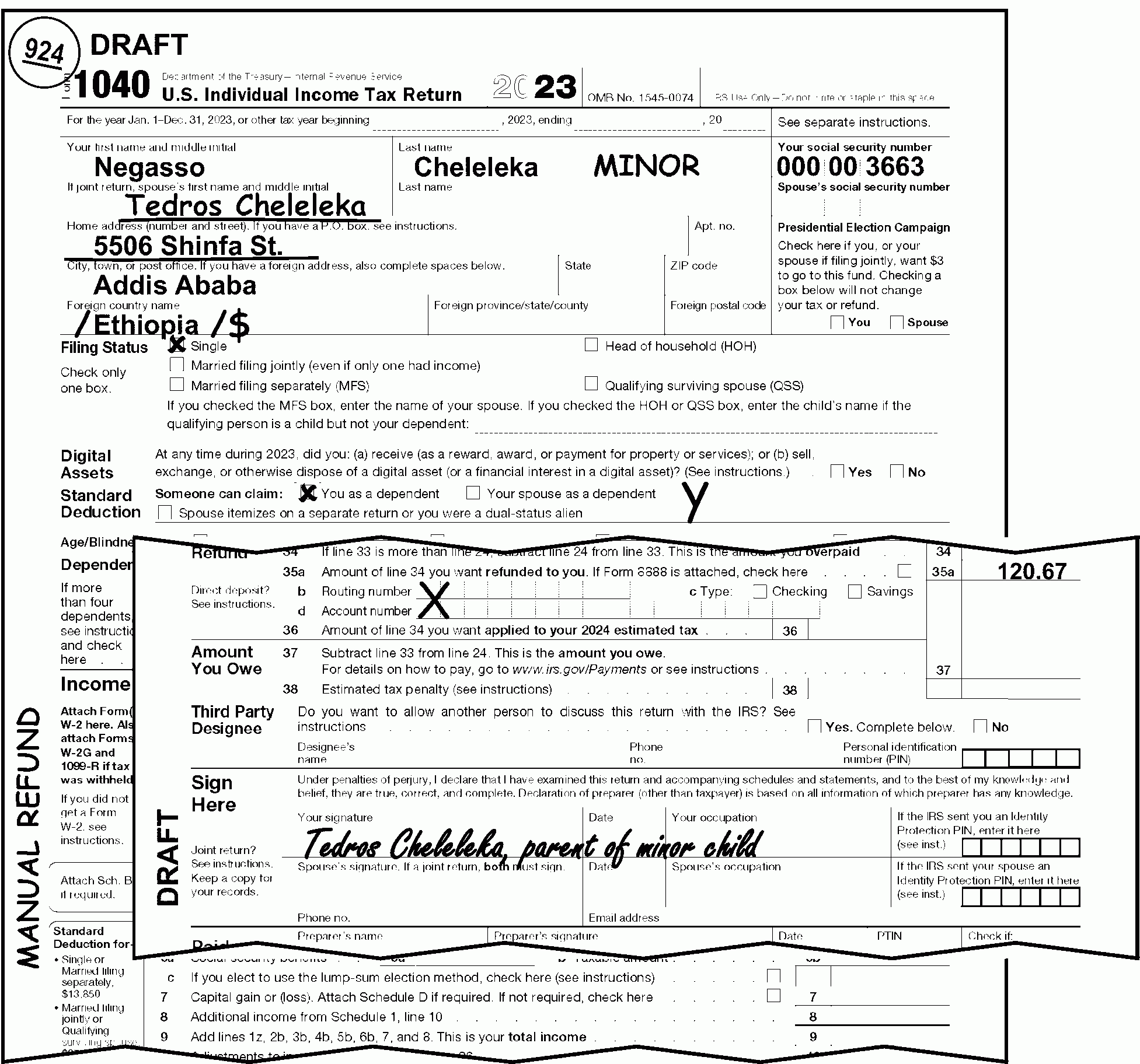 1040ez printable form