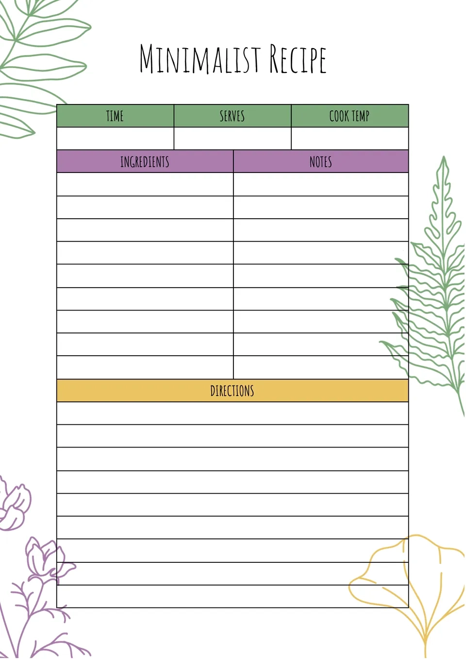 33 Free Recipe Templates For Google Docs Docs Slides