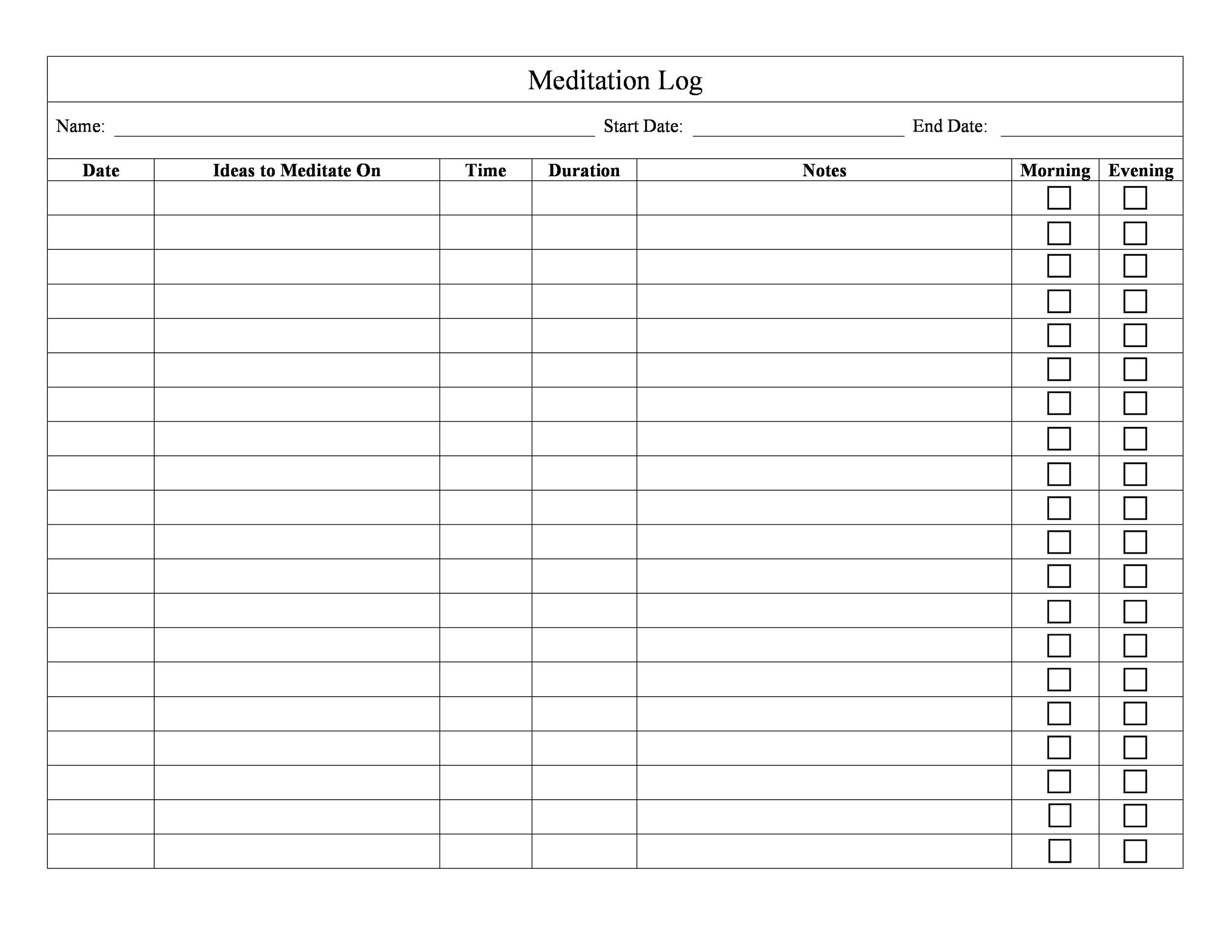 free printable medication forms