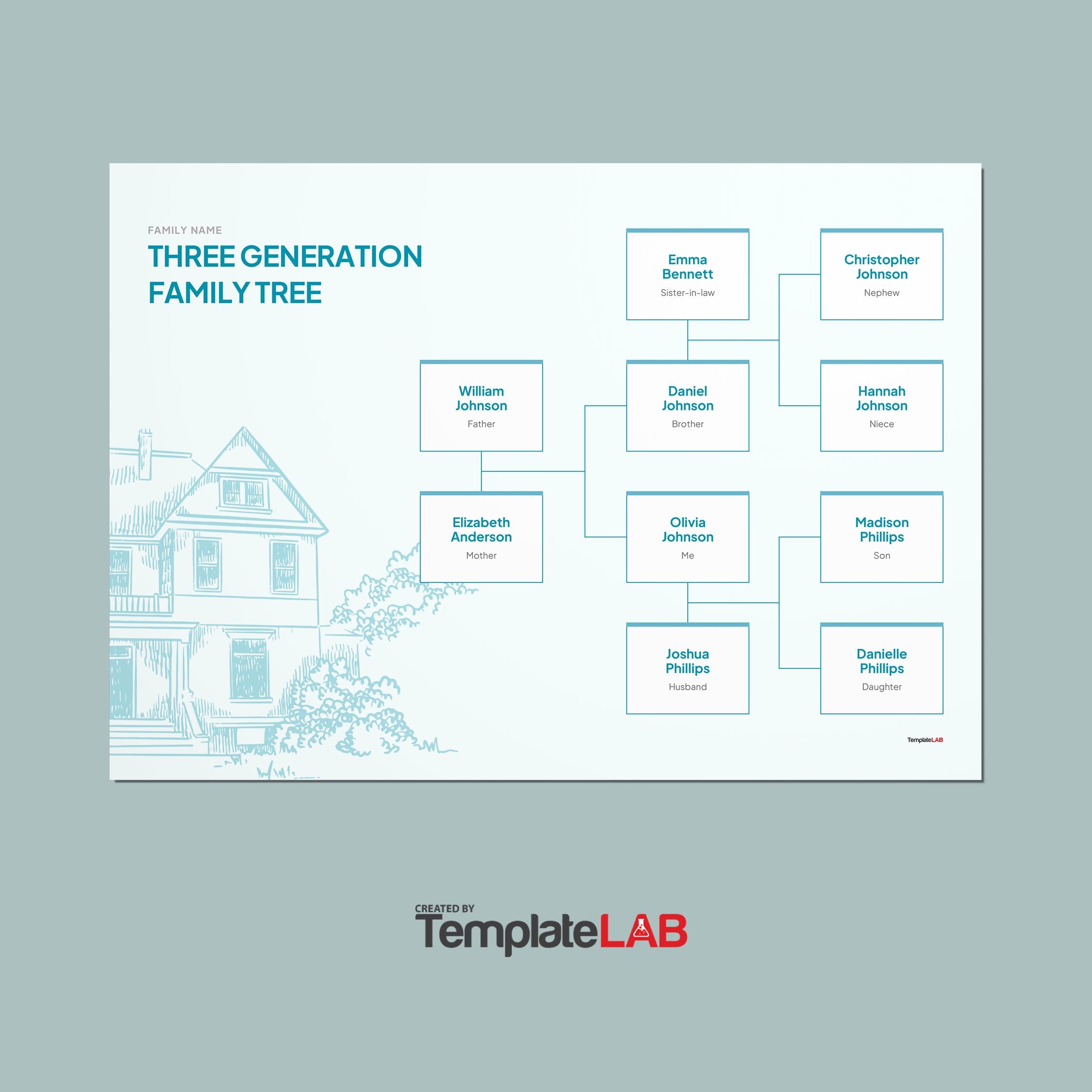 family tree template microsoft word