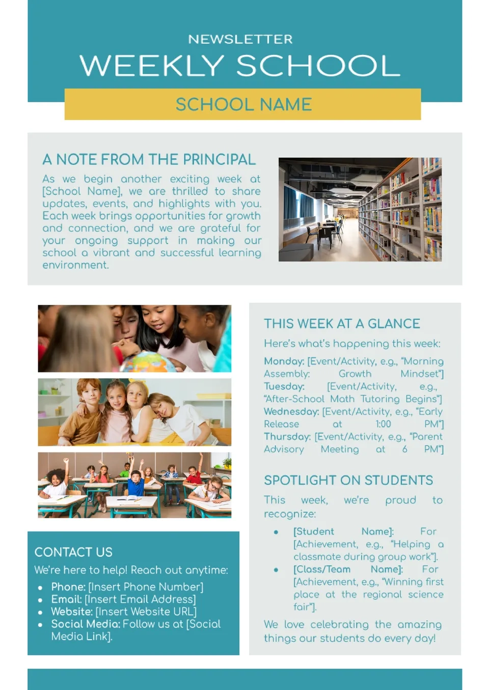 44 Free Newsletter Templates For Google Docs Docs Slides