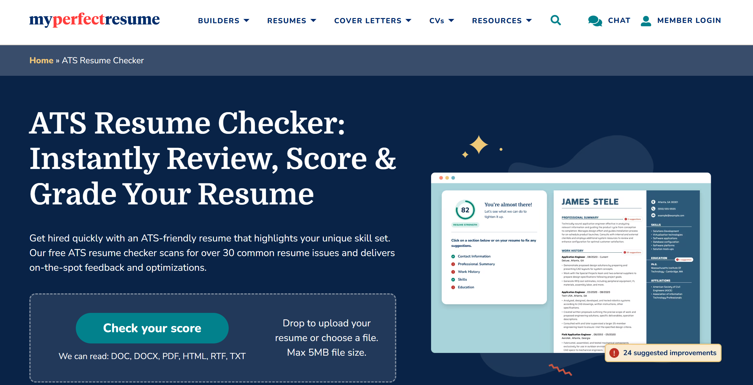 best free ats resume checker