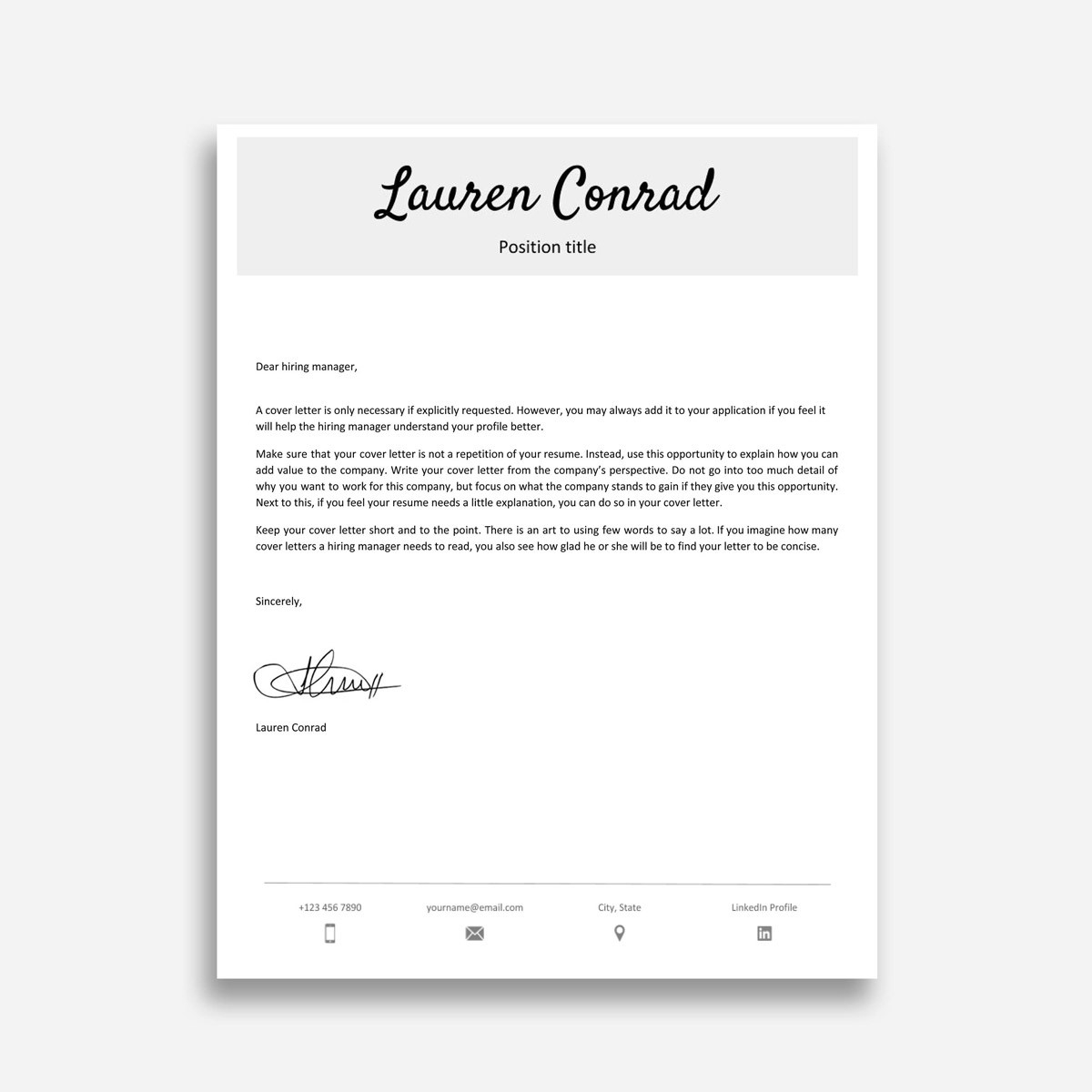 9 Google Docs Cover Letter Templates
