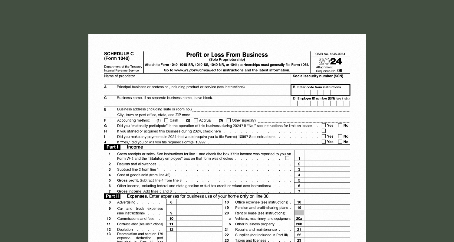 A Step by Step Guide To Filing Schedule C Form 1040 Ambrook