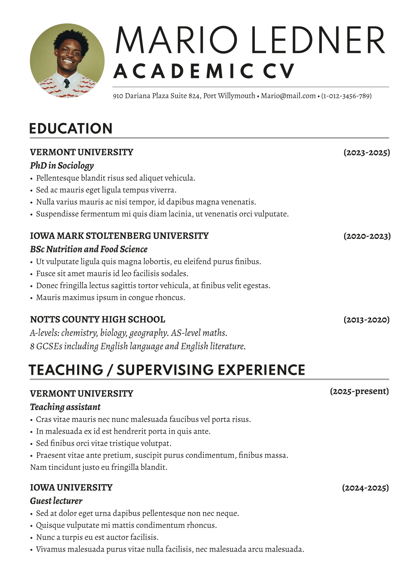 mccombs resume template google docs