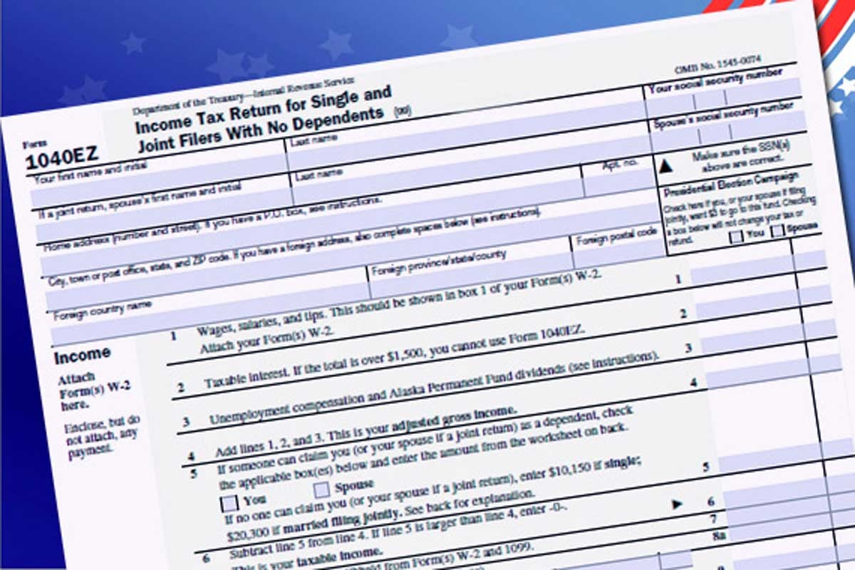 Activity Preparing A 1040 Income Tax Form DIY Homeschooler Worksheets Library