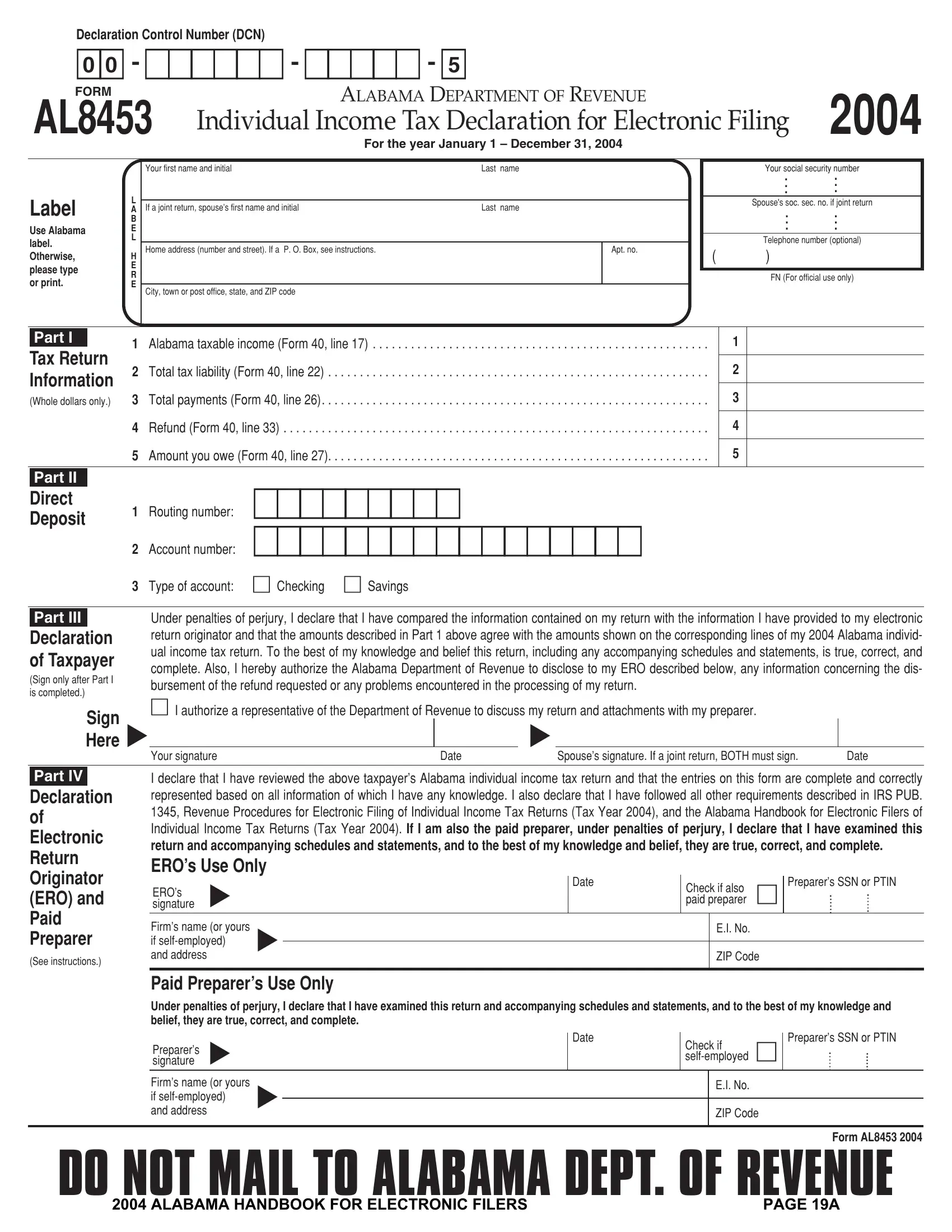 printable alabama form 40 pdf