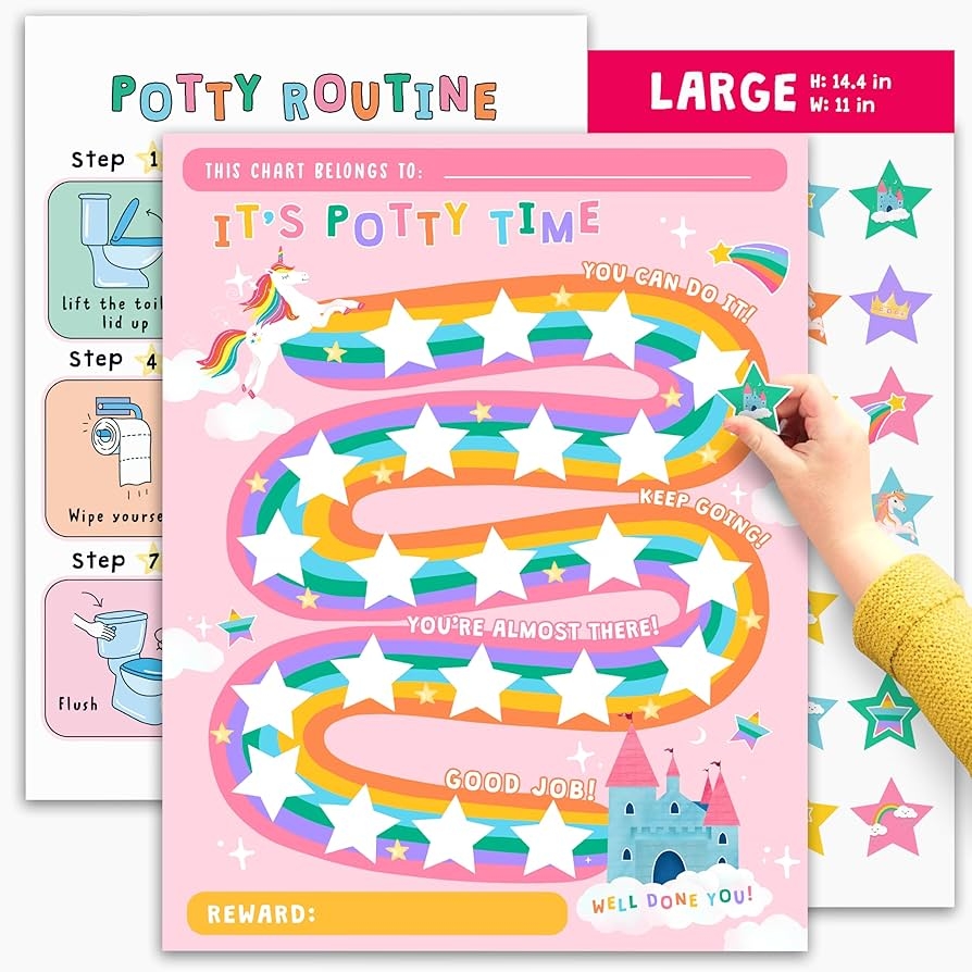 toilet training sticker chart