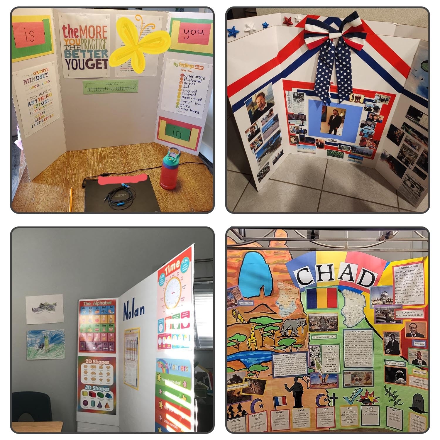 tri fold display board ideas