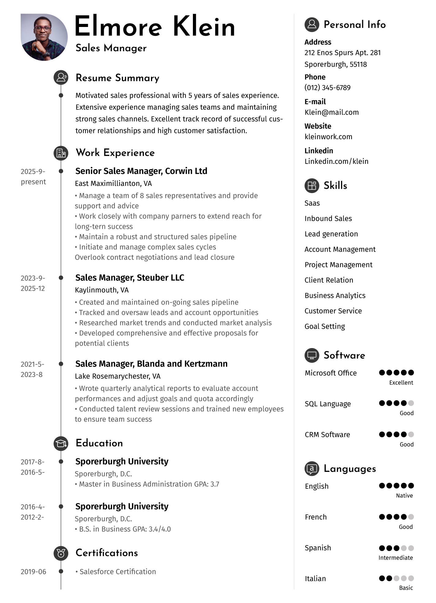 ATS Friendly Resume Free Google Docs Template Gdoc io