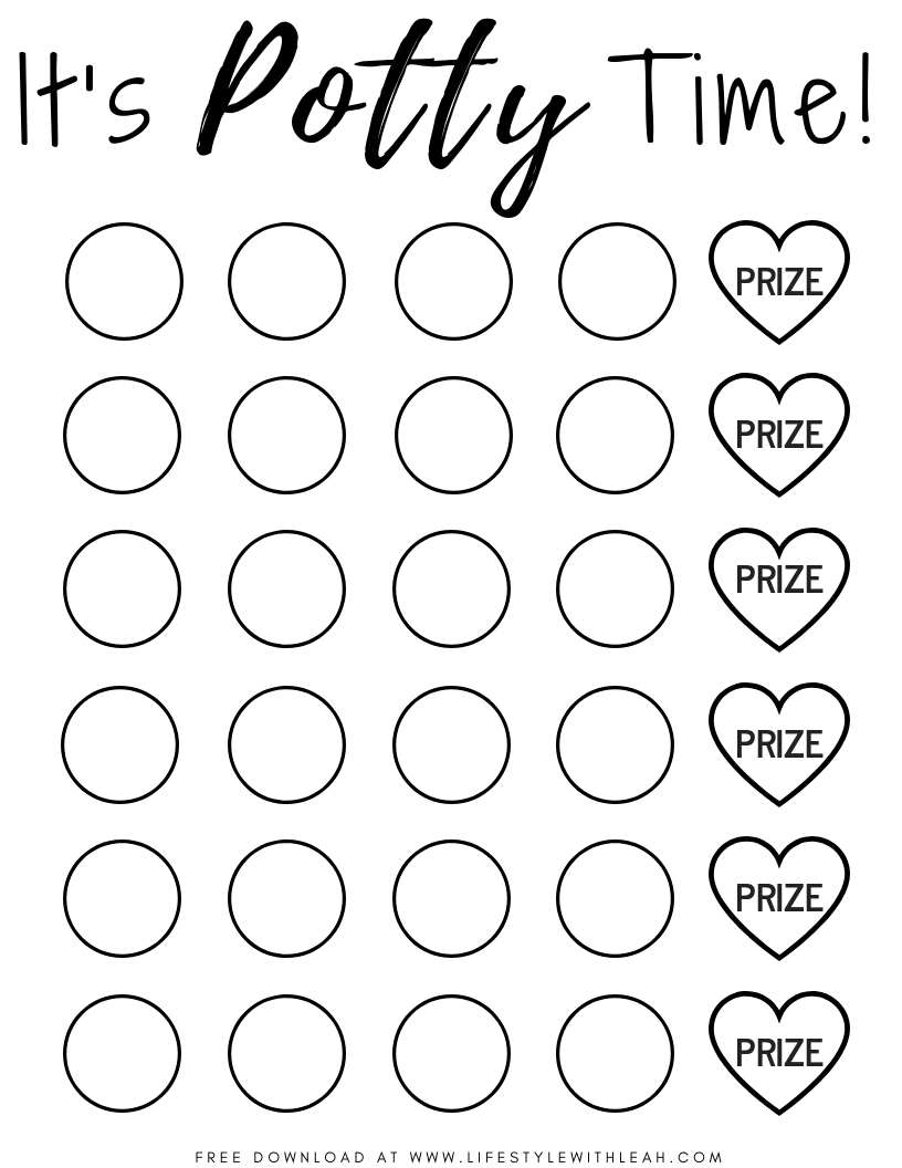 potty charts printable free