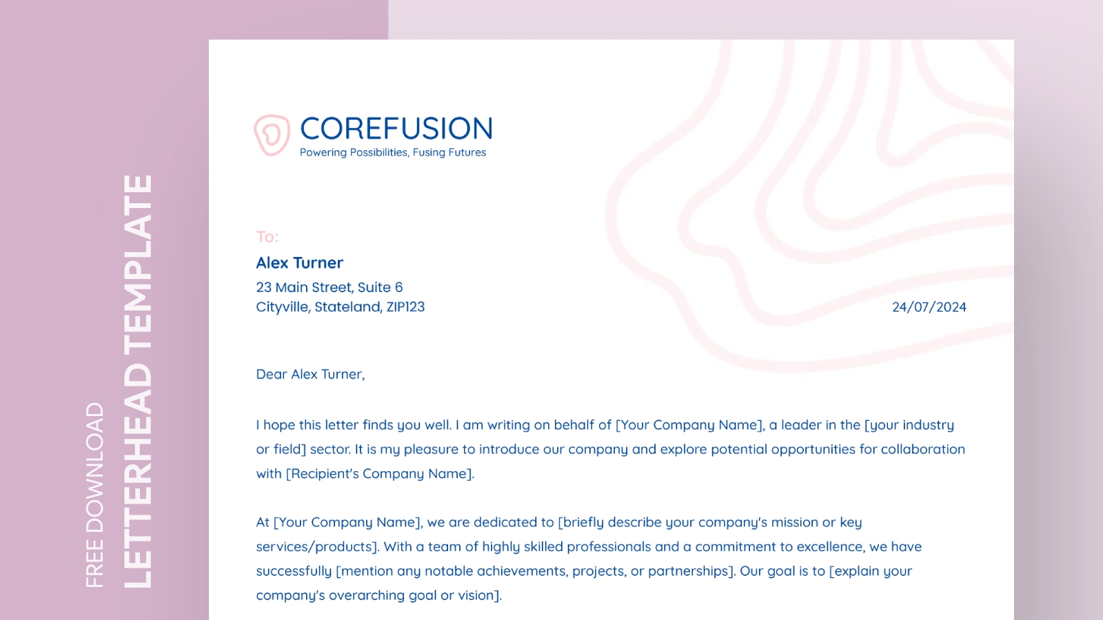 letterhead template google docs