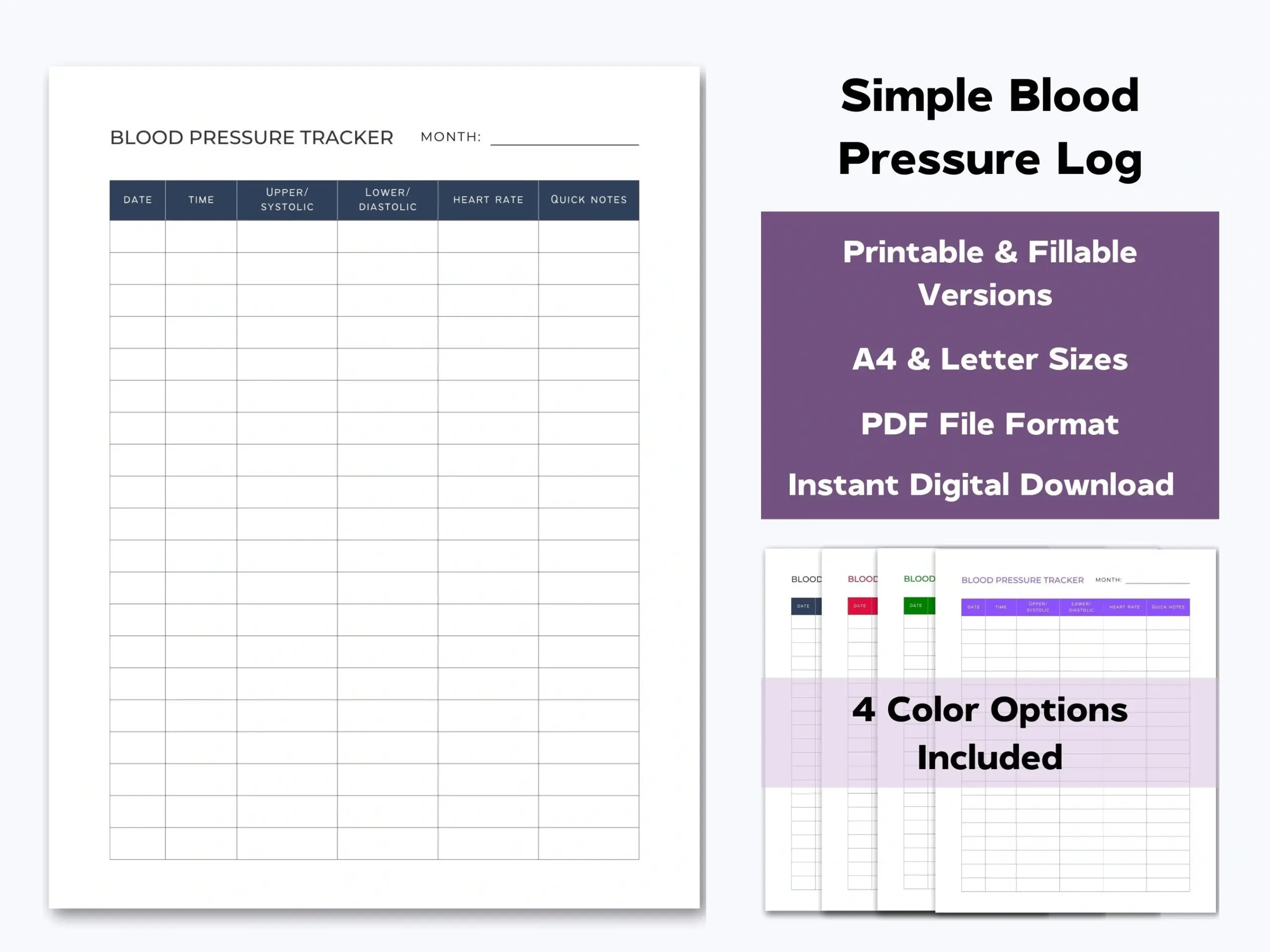 blood pressure graph template