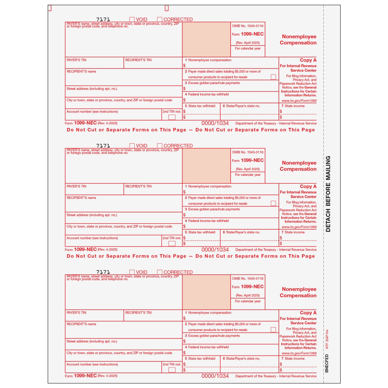 printable irs 1099 form