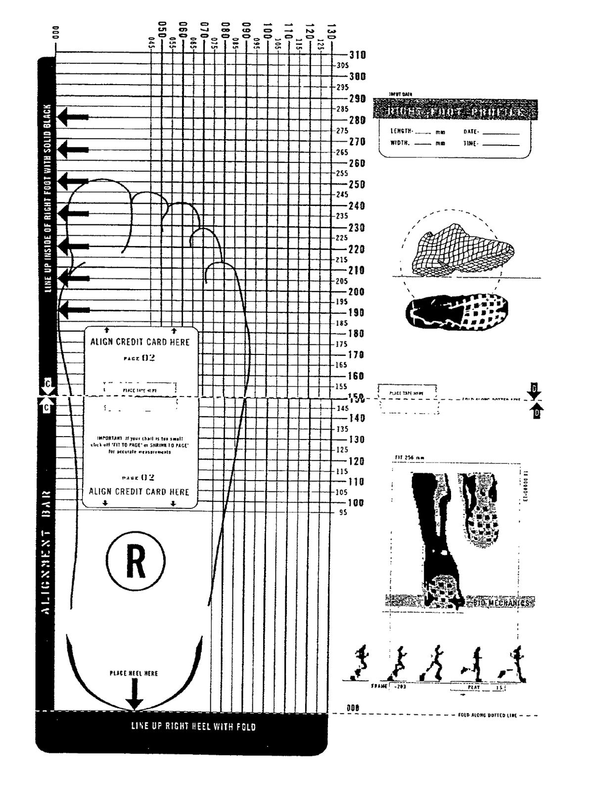 Brannock Device Foot Measuring Tool Printable Foot Measurement In Cm Foot Measurement Chart Printable Women 039 s Shoe Size Printable