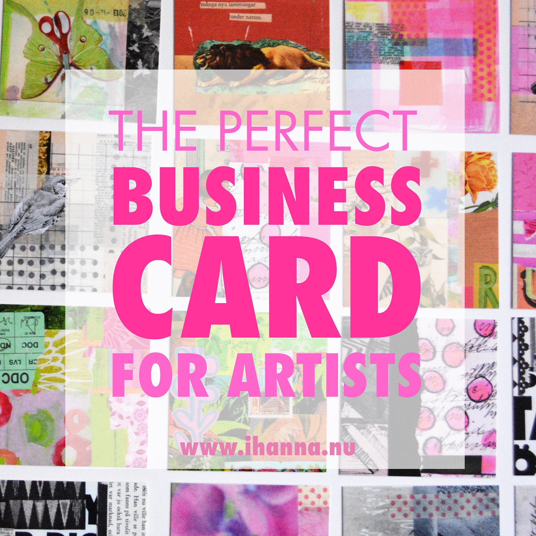 Business Cards For Artists IHannas Blog