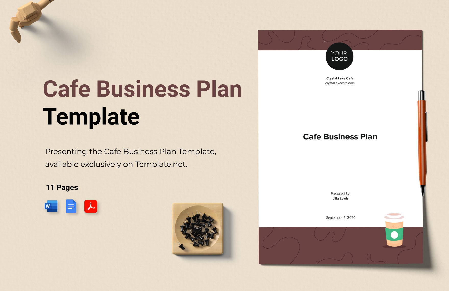 Cafe Business Plan Template In Word PDF Google Docs Download Template 