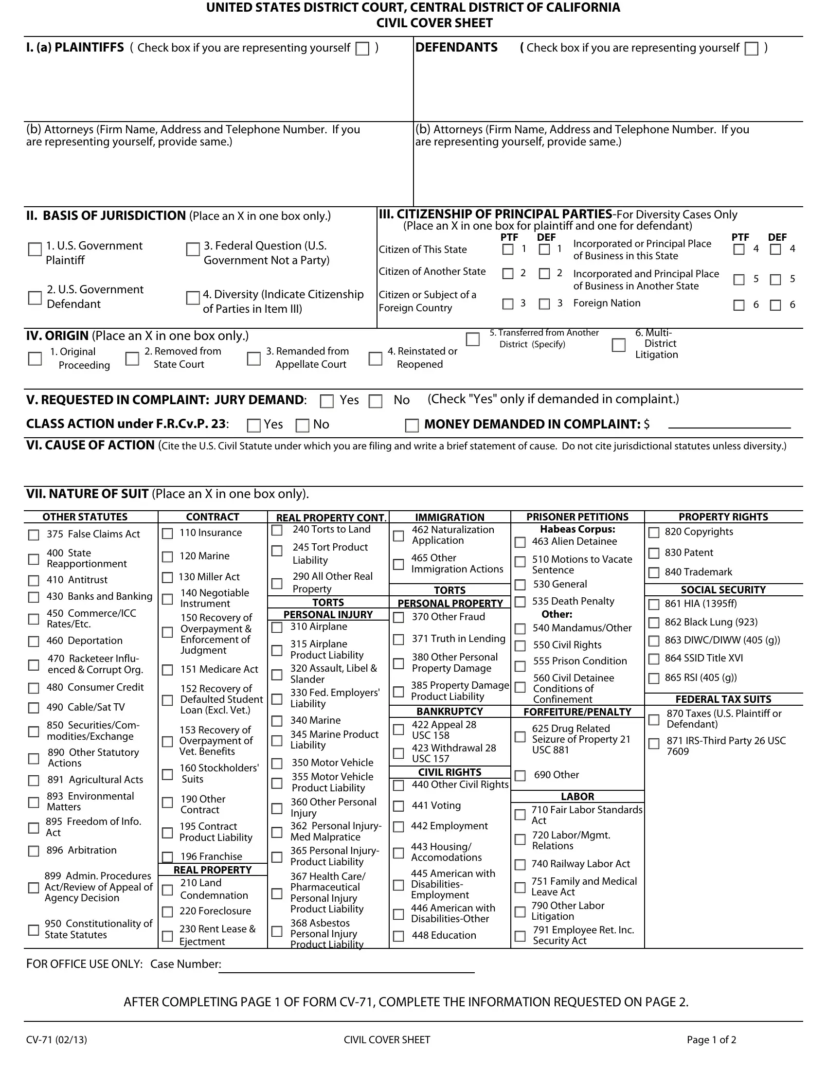 California Form Cv 71 Fill Out Printable PDF Forms
