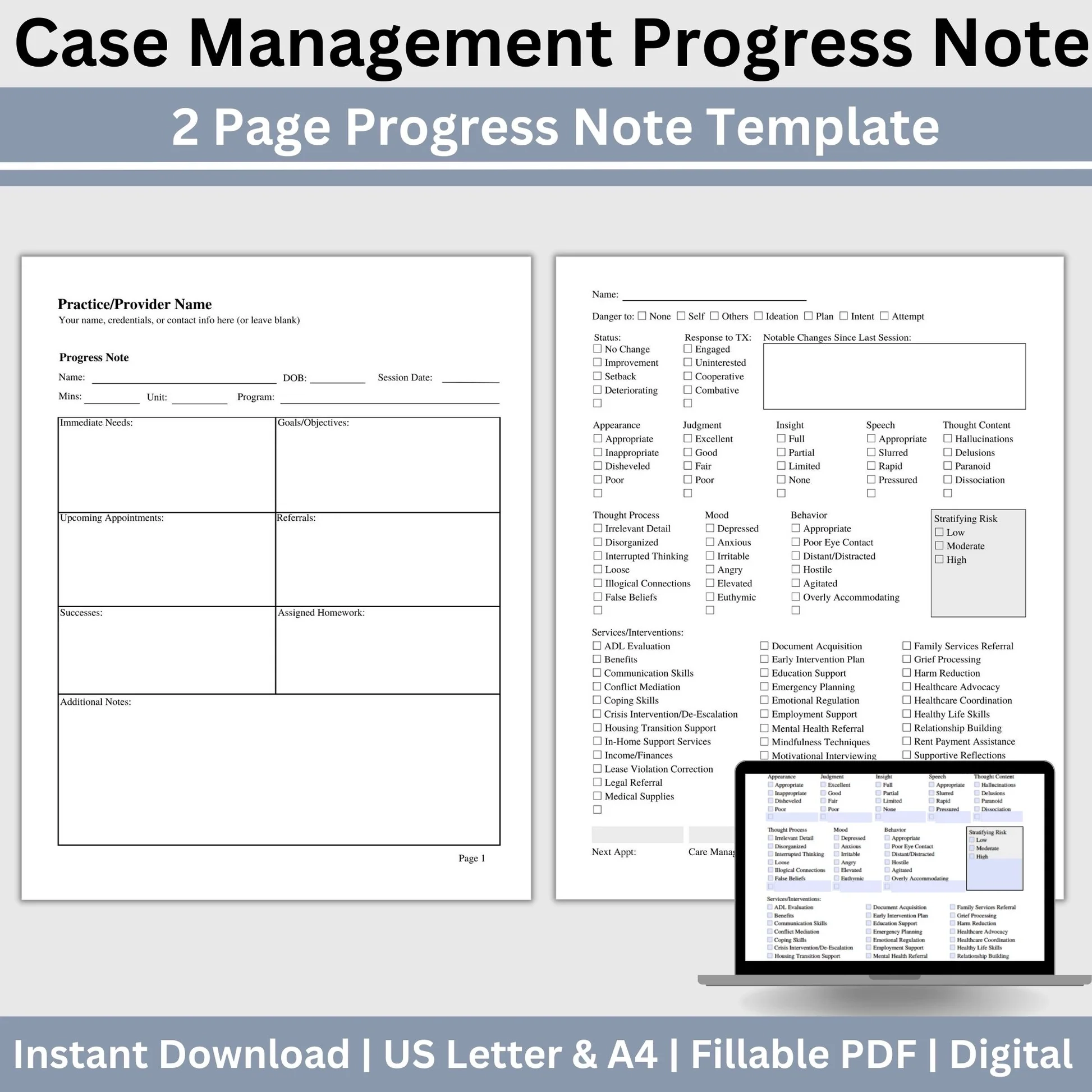 Case Management Template For Progress Notes Streamline Documentation CCDigitalStudios