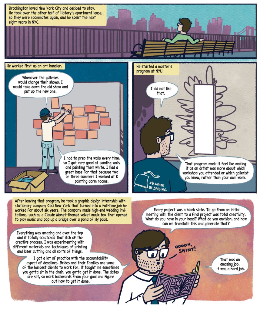 six boxes comic strip