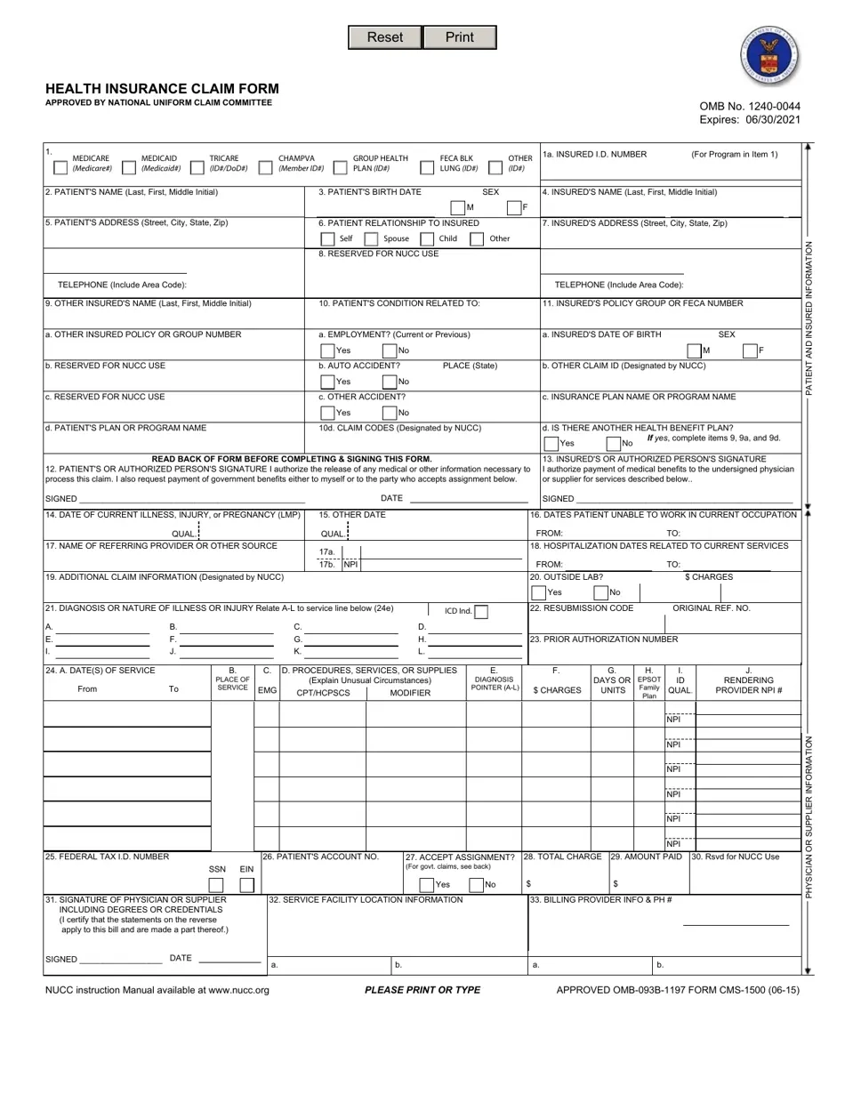 Cms Form 1490S
