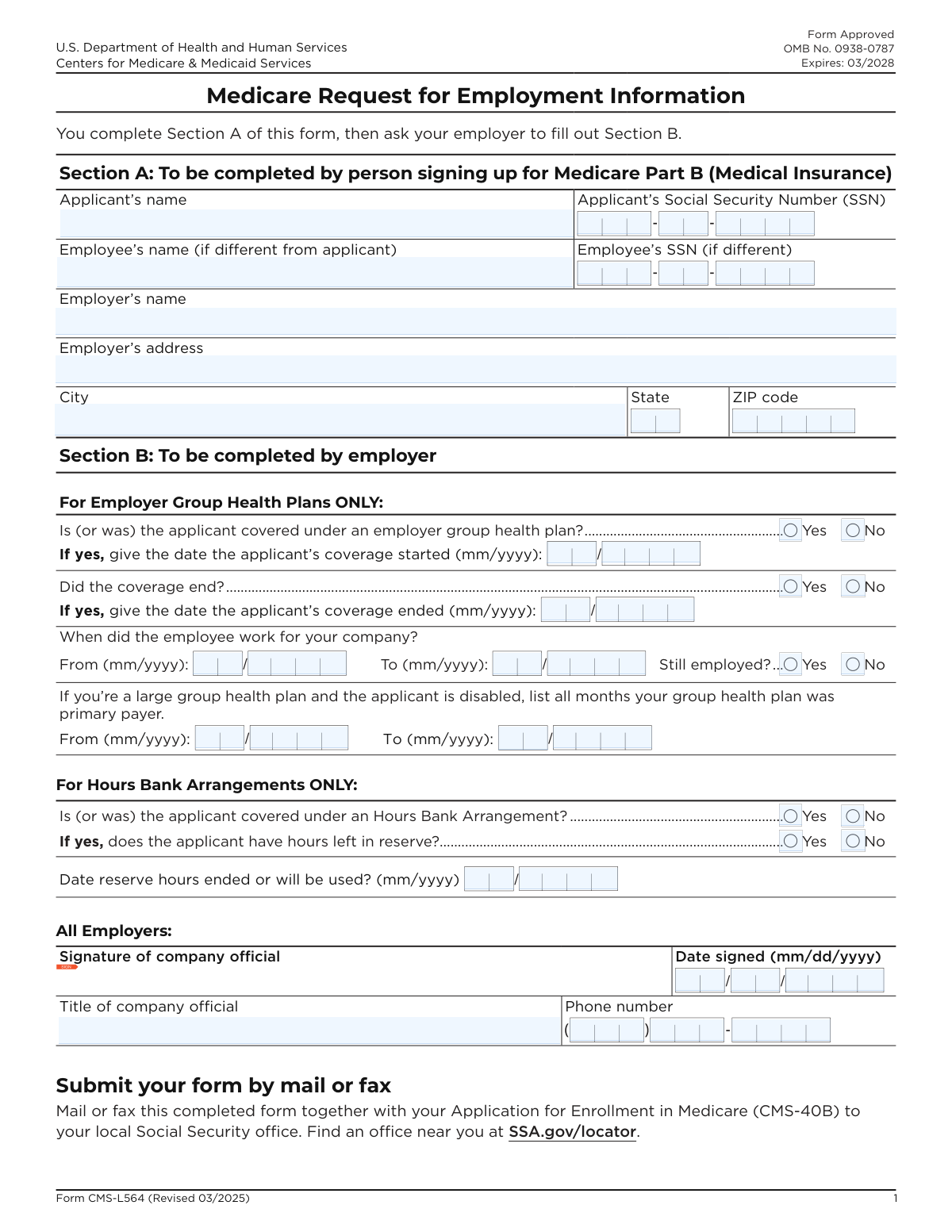 CMS L564 R297 Instafill PDF Filler