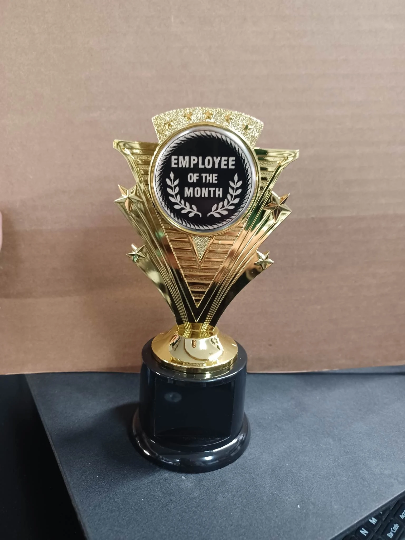 Custom Employee Of The Month Trophy Award Etsy