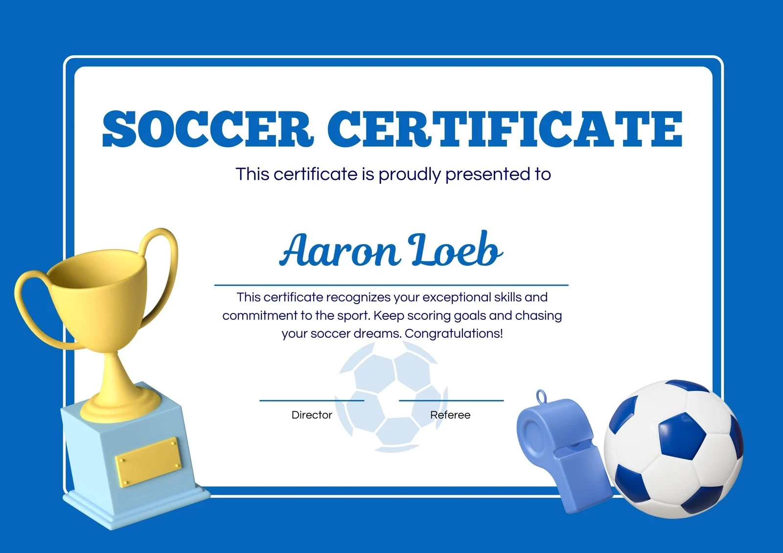 Customize 85 Football Certificates Templates Online Canva