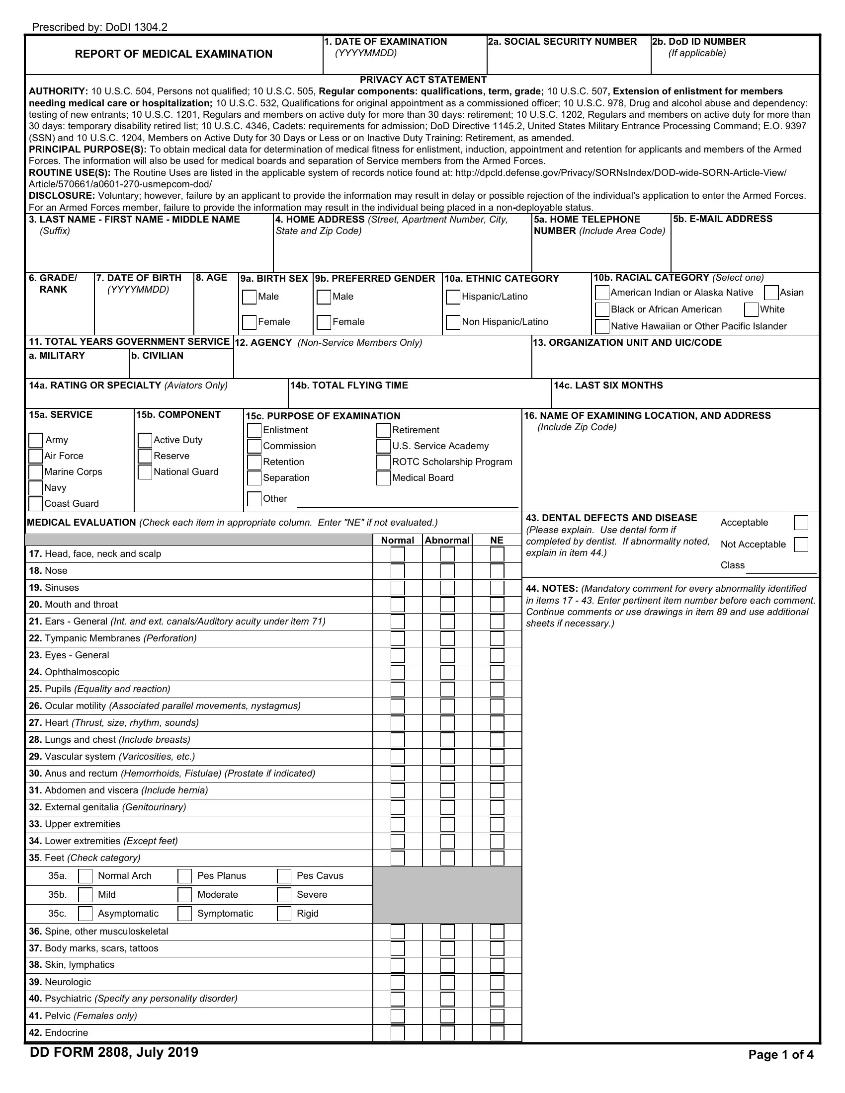 printable dd form 2813