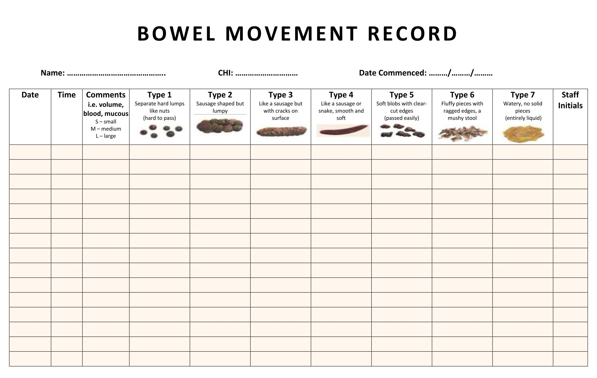Discover 7 Bowel Charts And Monthly Calendar Printable Ideas Monthly Calendar Template Printable Calendar Template Calendar Printables And More