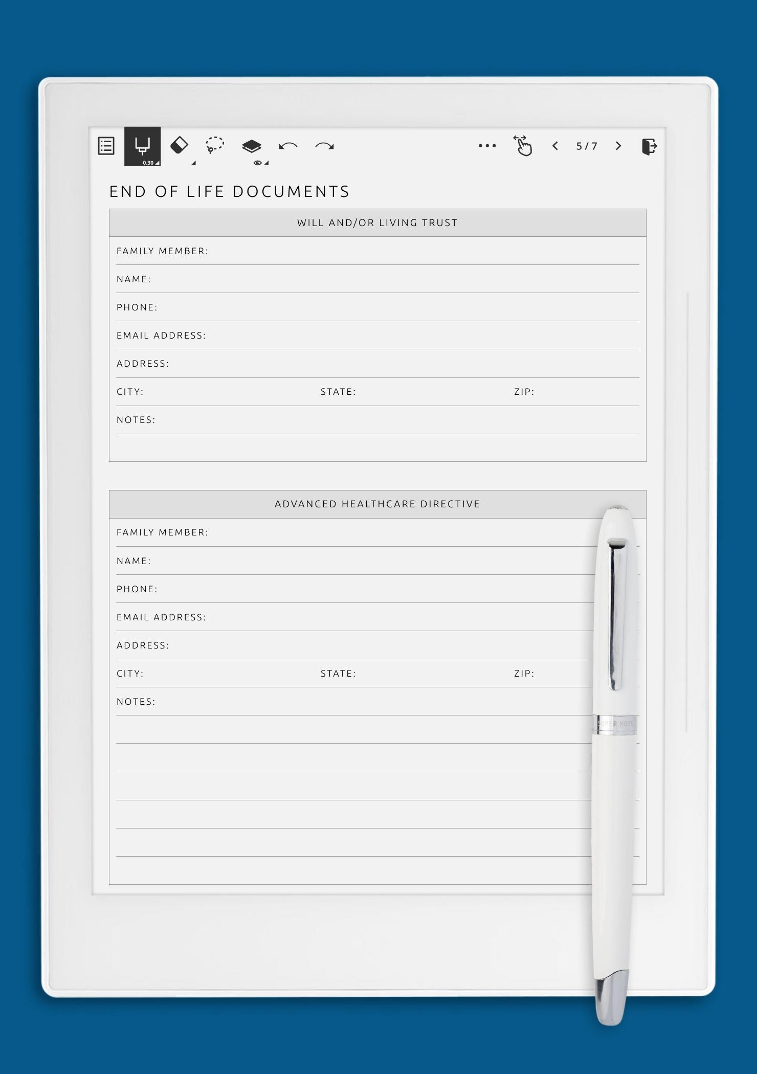 free printable file of life forms