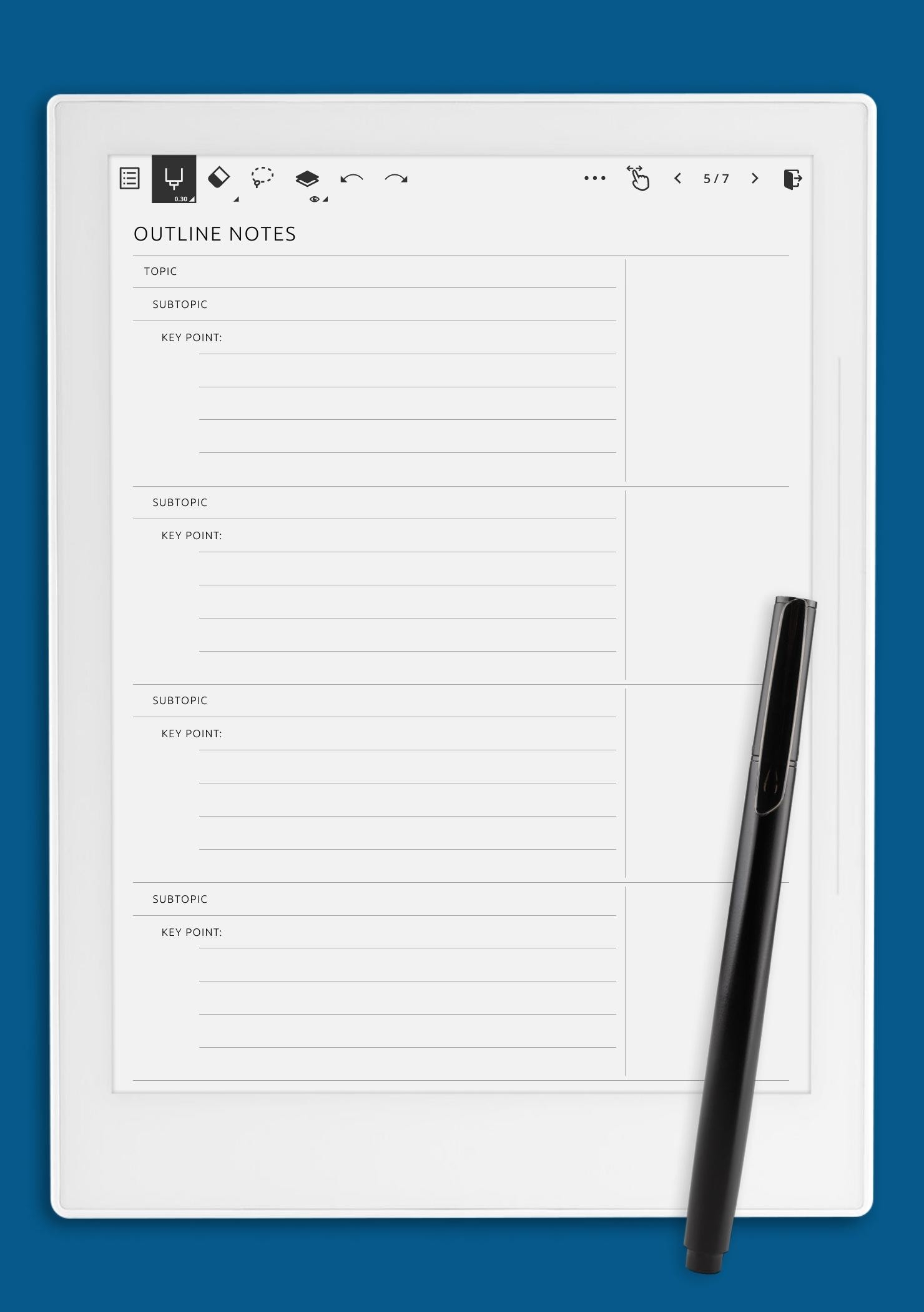 Download Printable Outline Notes PDF