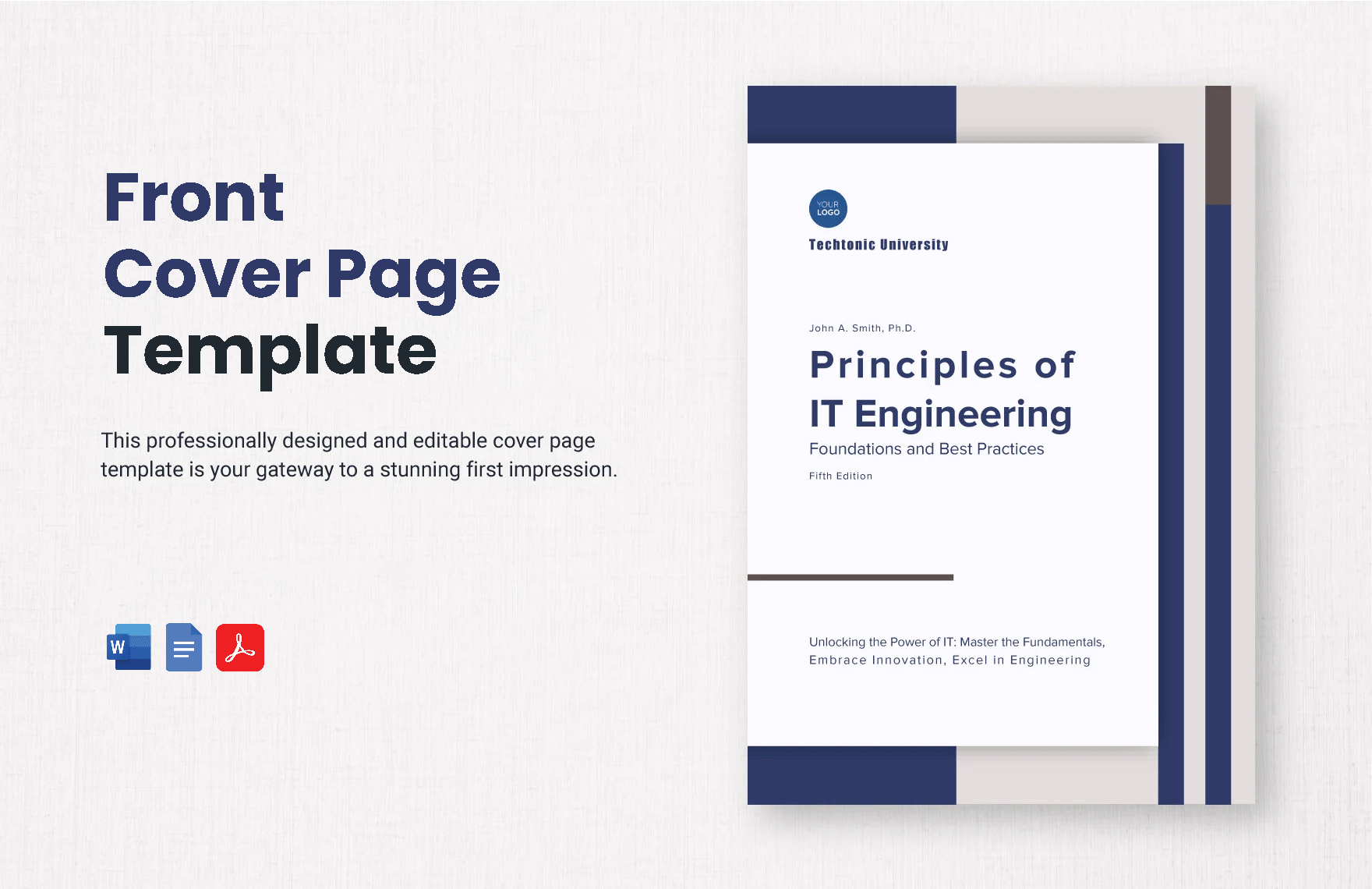 Editable Cover Page Templates In Google Docs To Download