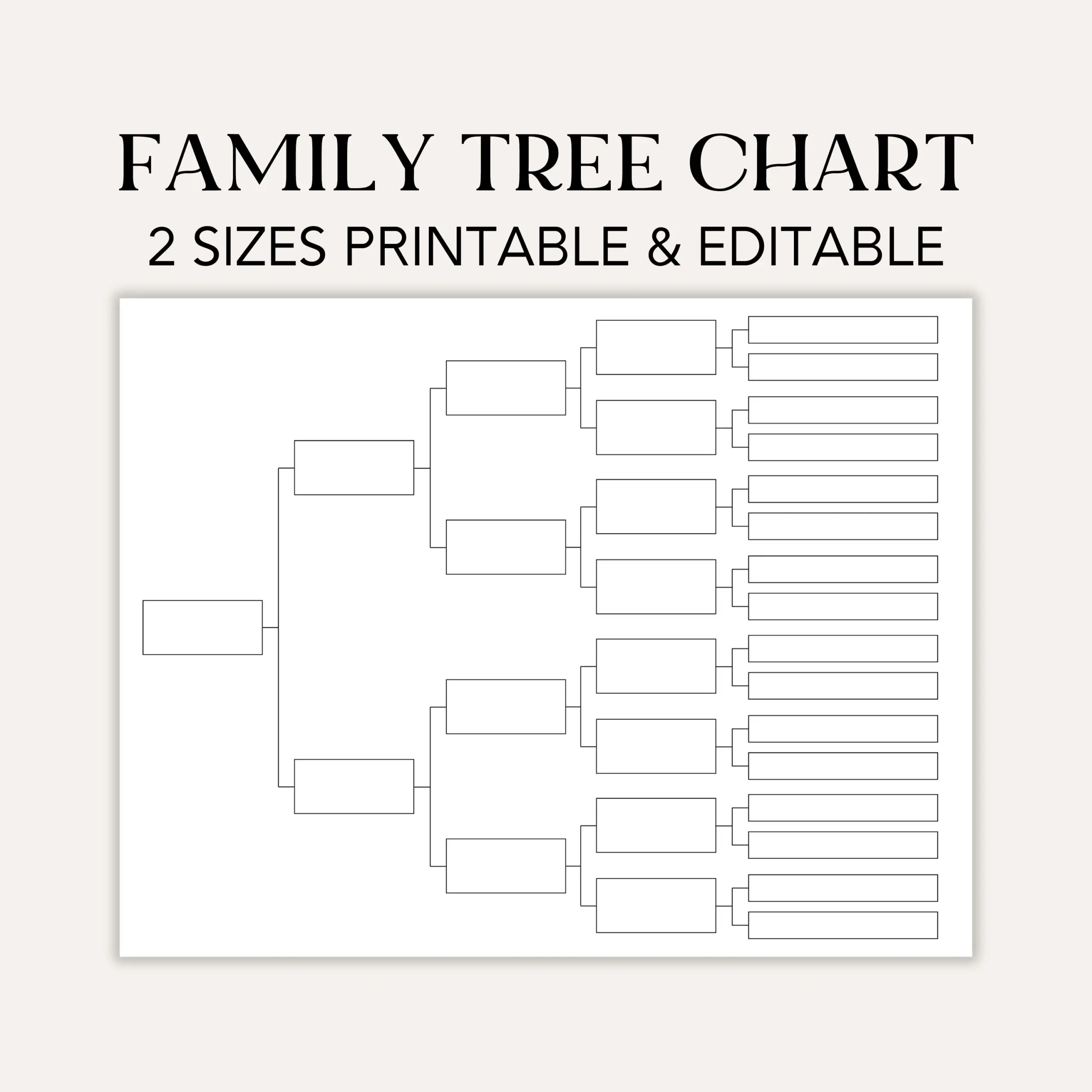 printable blank family tree forms