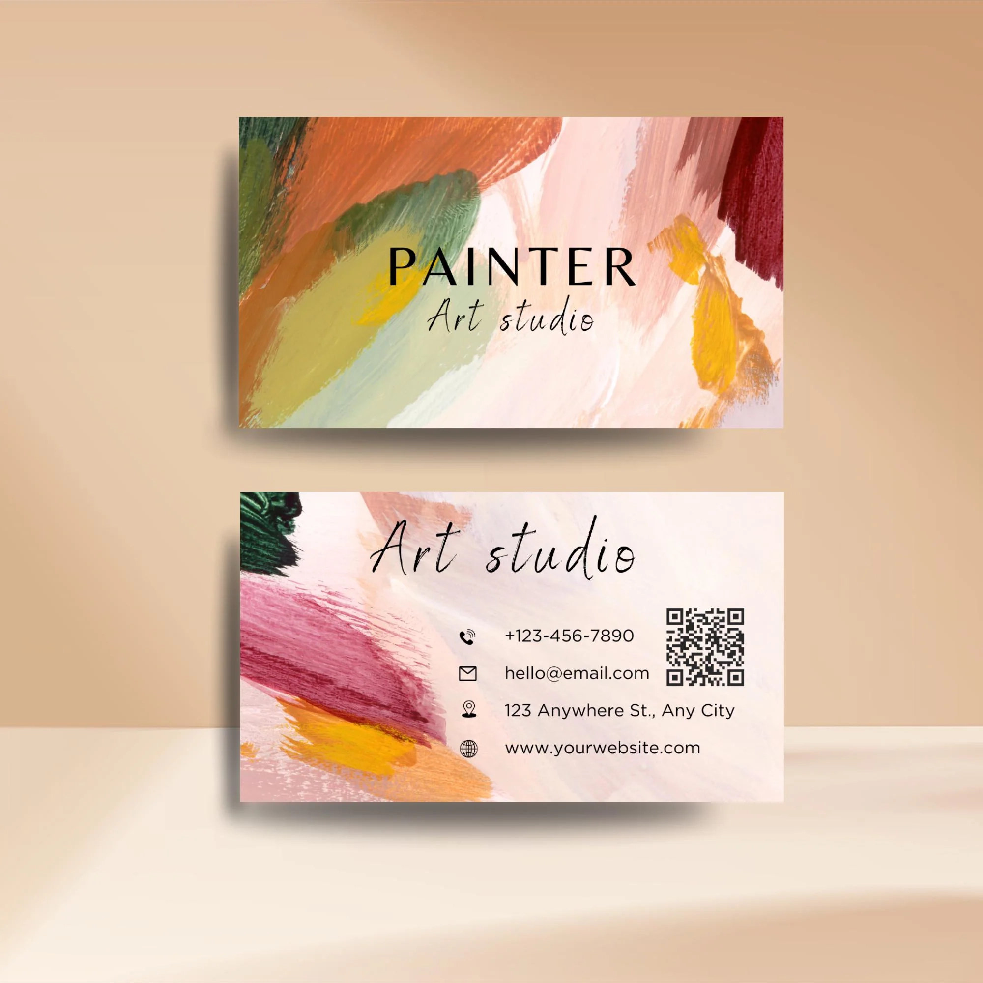 business cards for artists