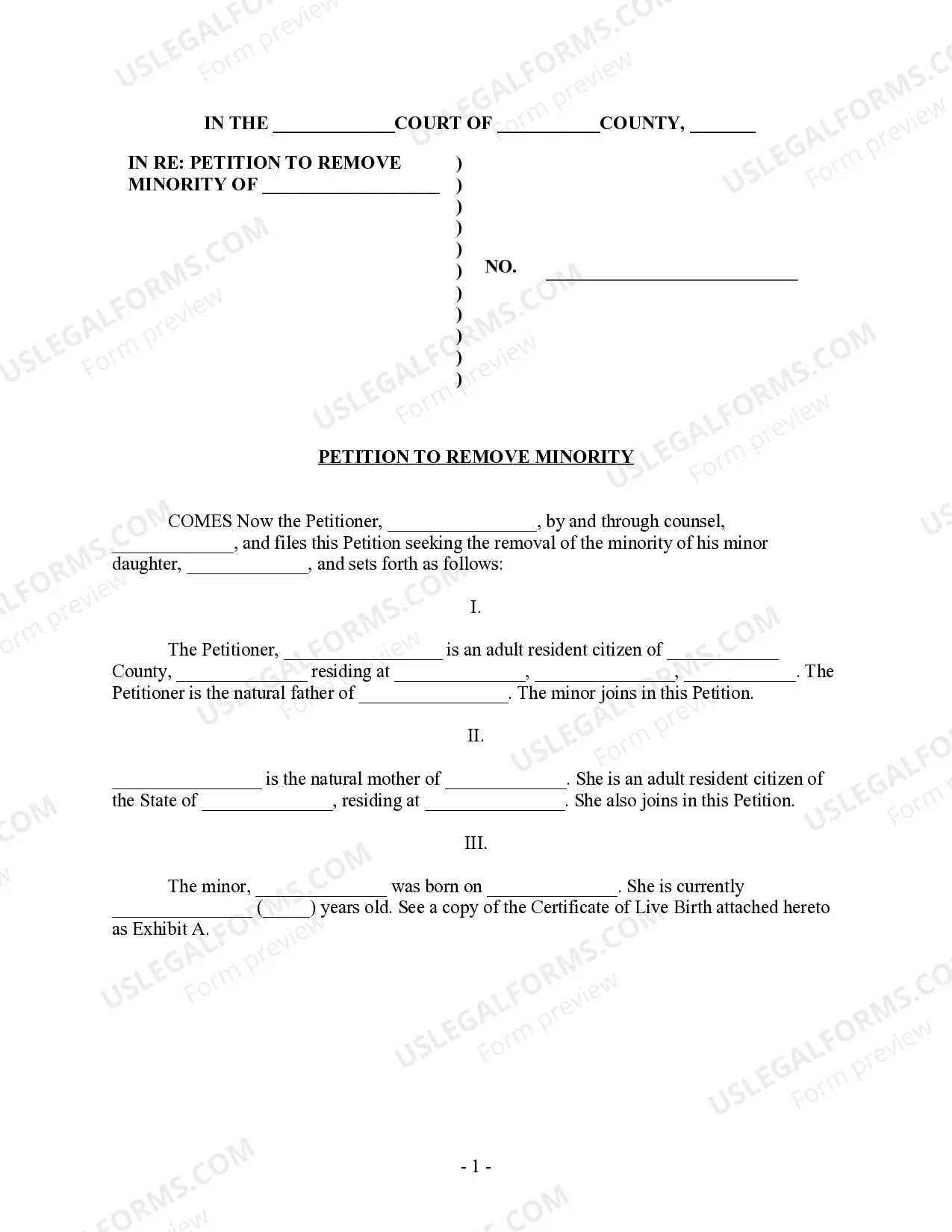 printable court forms indiana