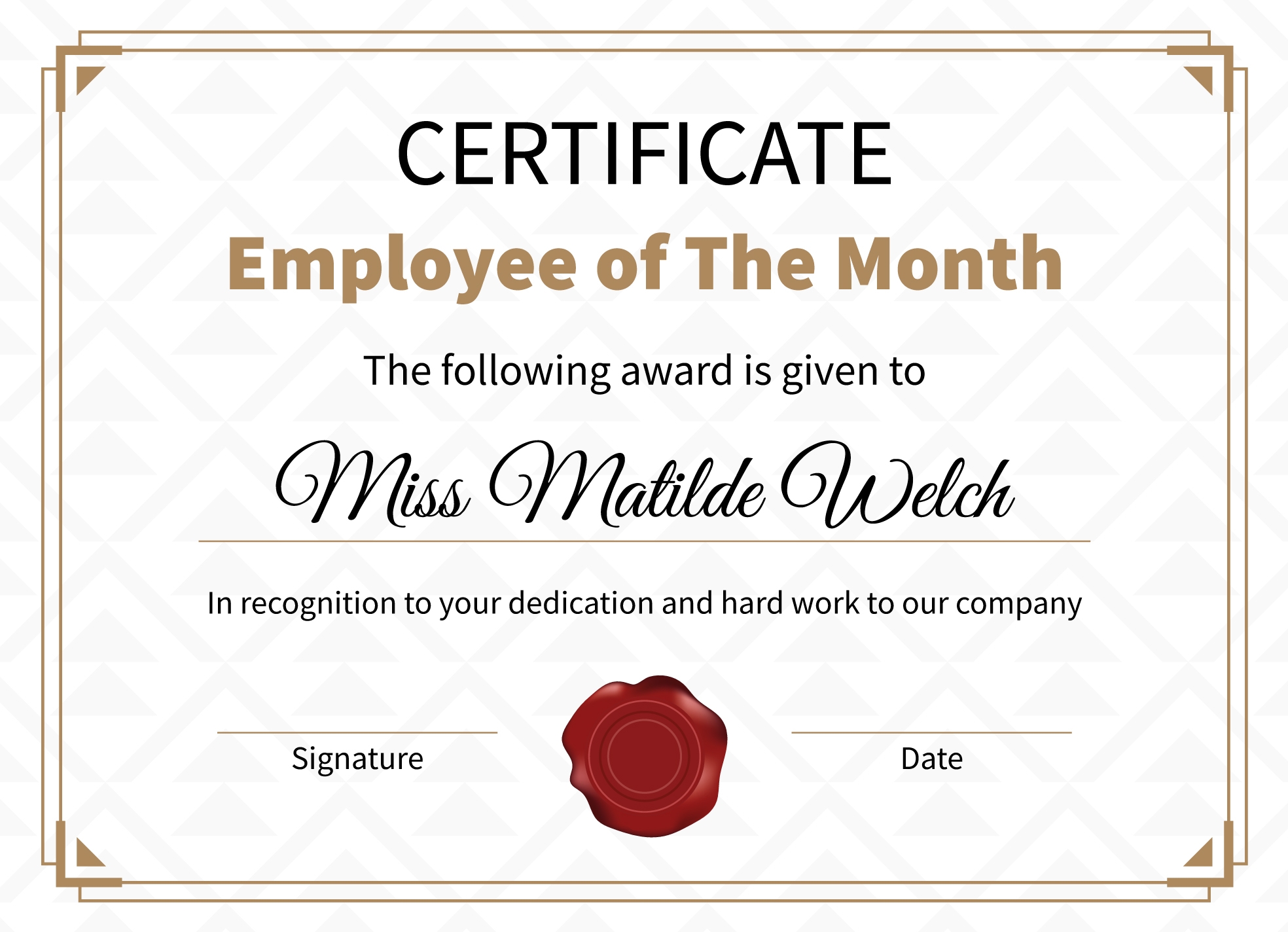 Employee Of The Month Certificate Free Google Docs Template Gdoc io