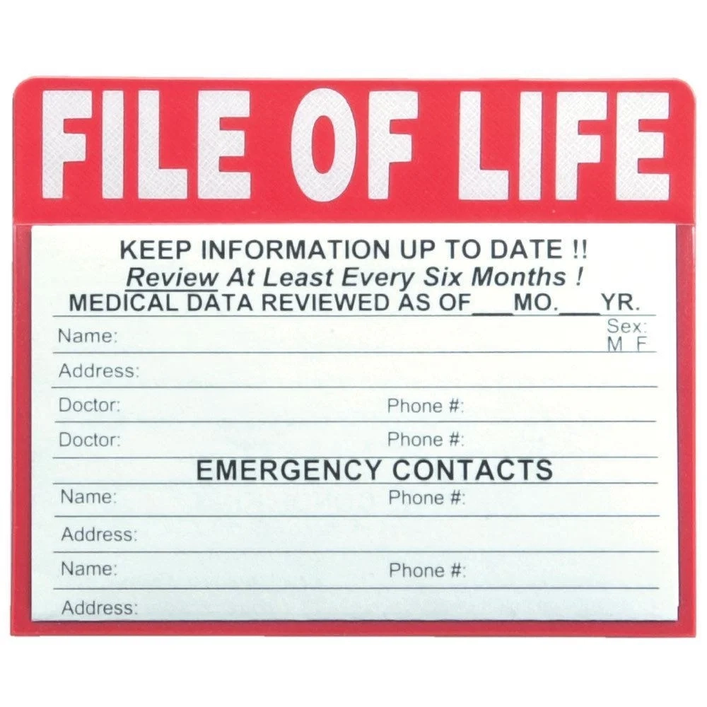 File Of Life Magnet Positive Promotions
