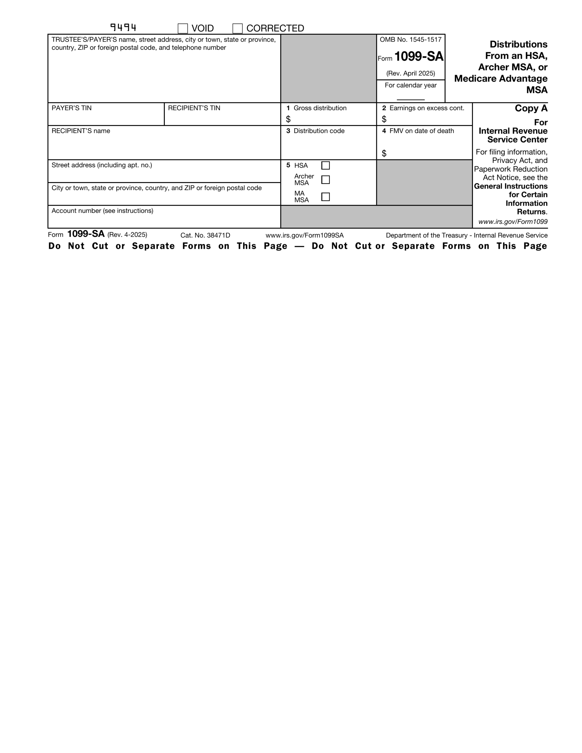 Fillable IRS Form W 3 2026 Report Wage And Tax Statements