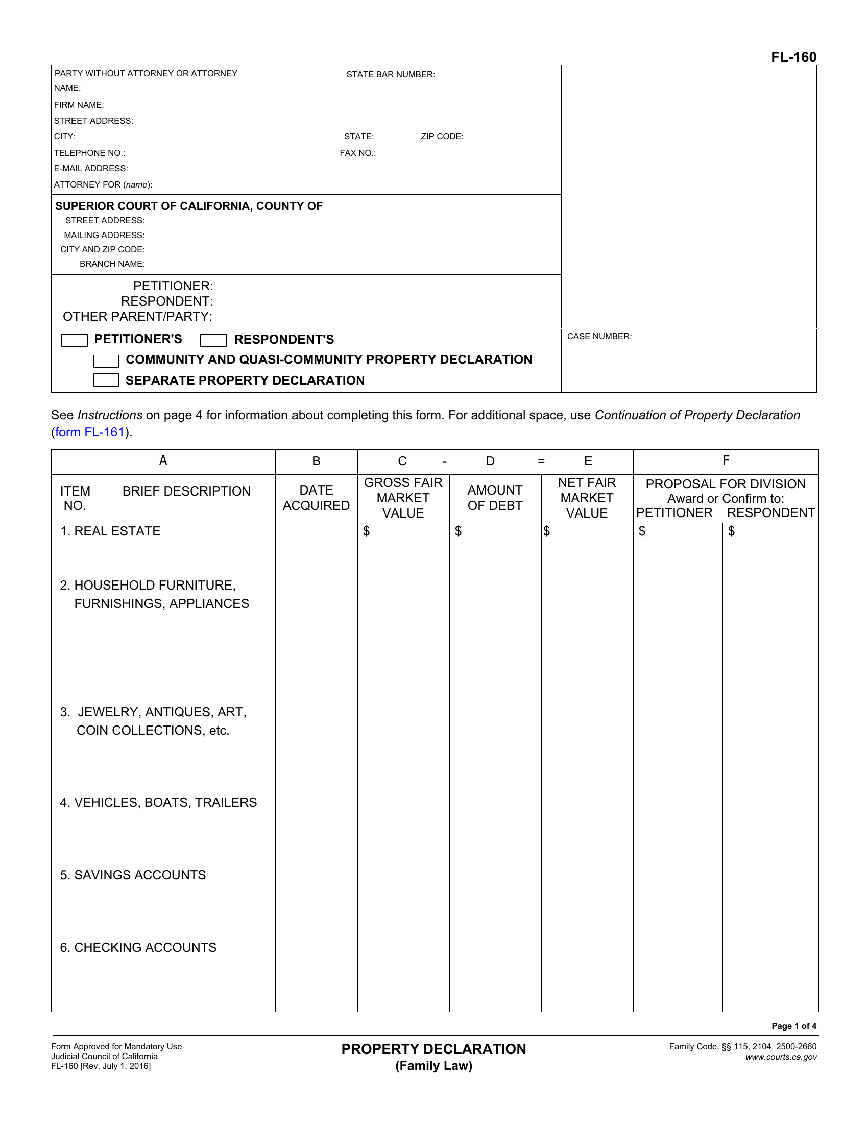 ds 160 printable form