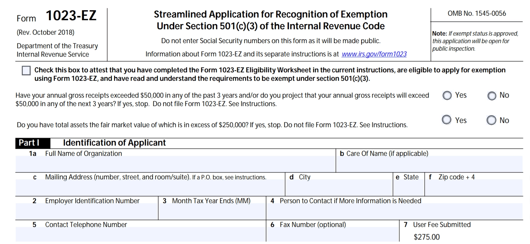 Form 1023 Ez Eligibility Worksheet Printable Art Activities