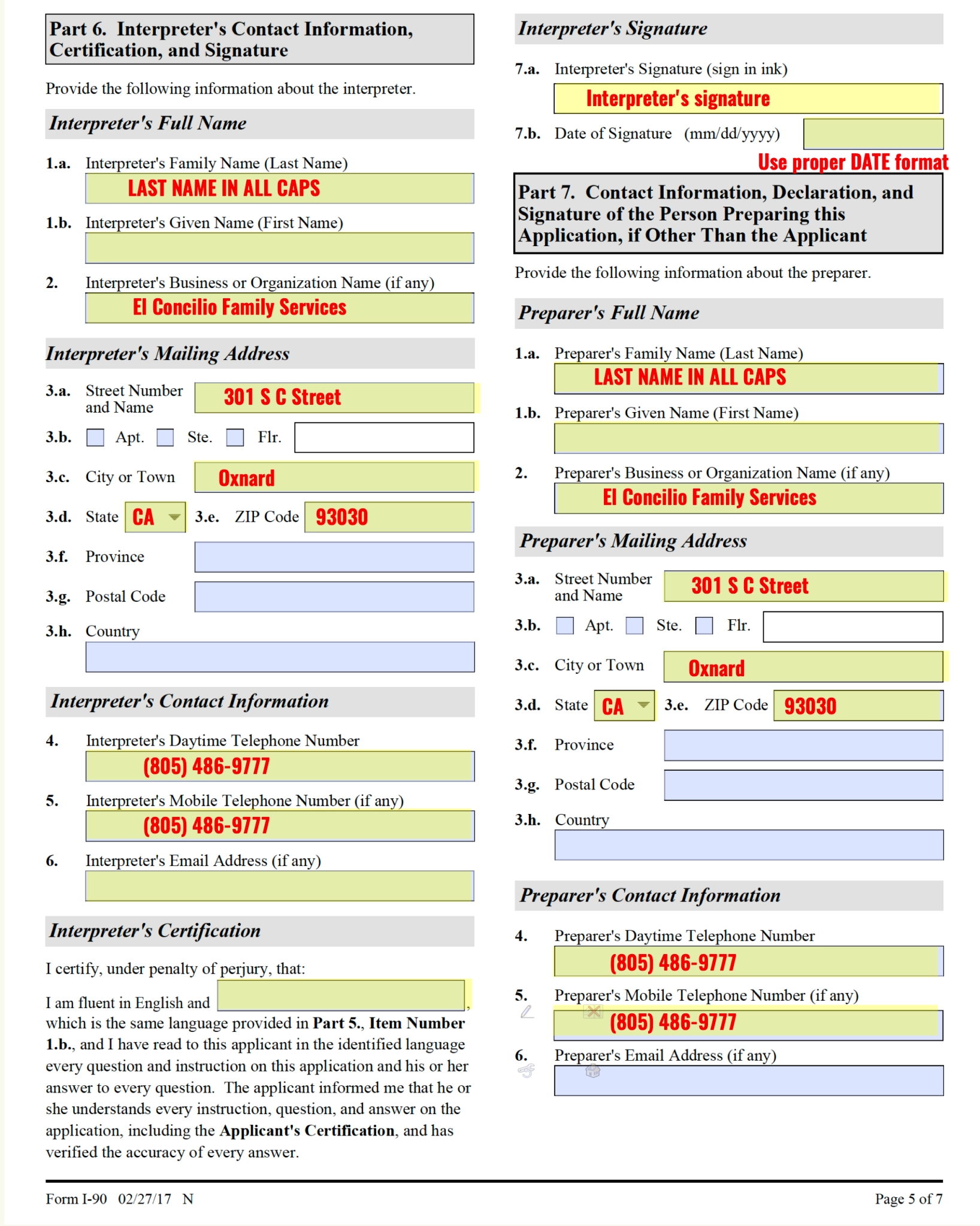 Form I 90 Fee