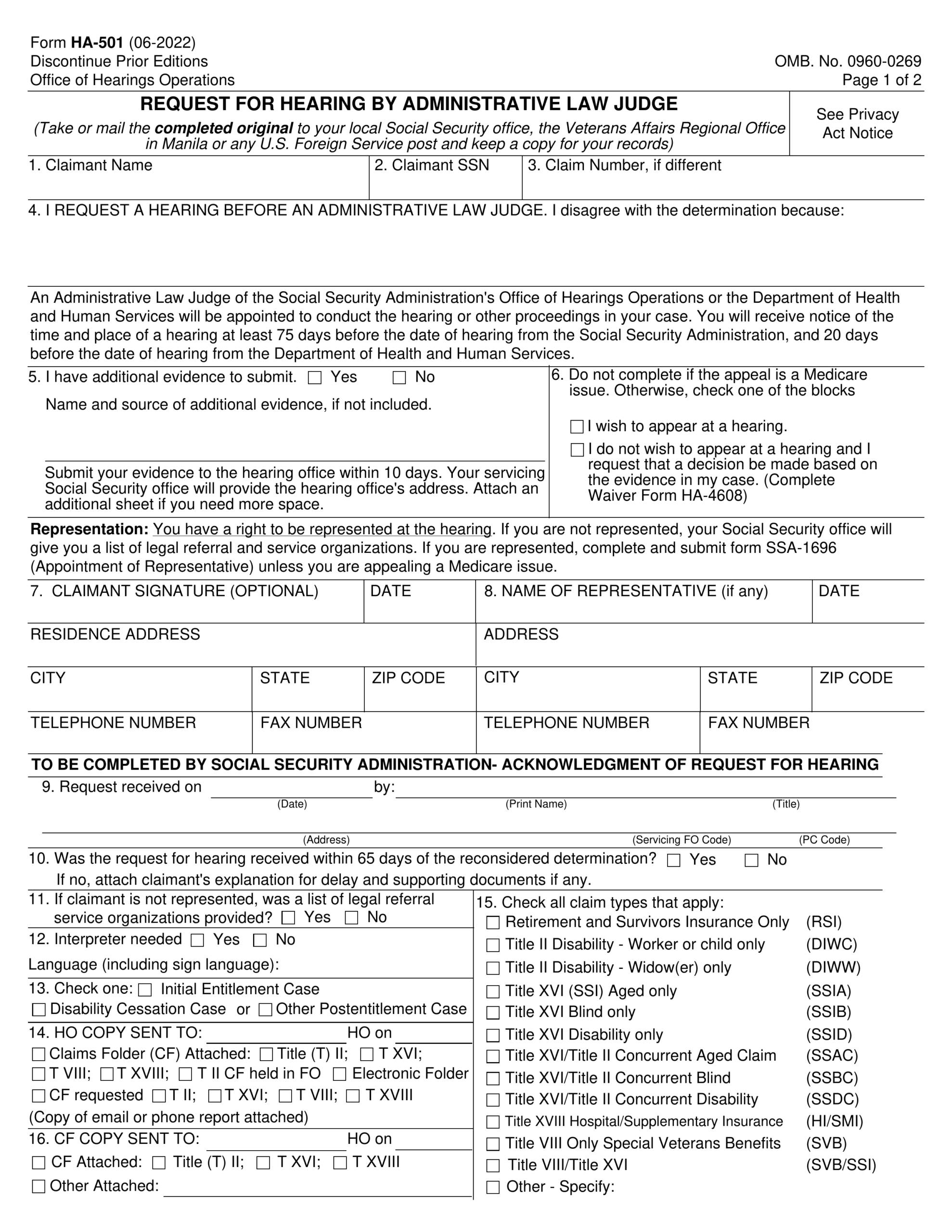 Form SSA 1696 2025 2026 Fill Forms Online PDF Guru